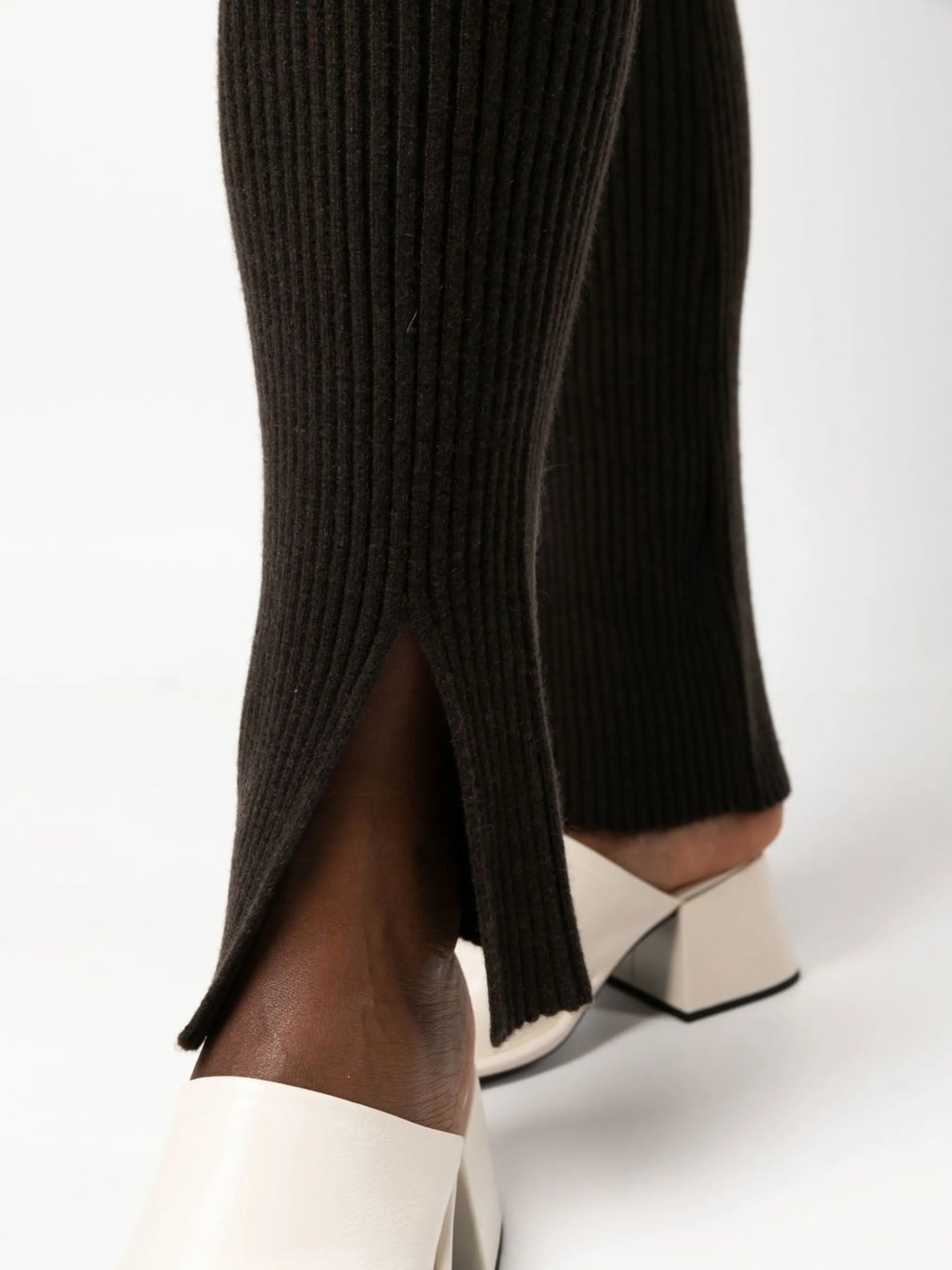 Sima ribbed-knit cashmere trousers