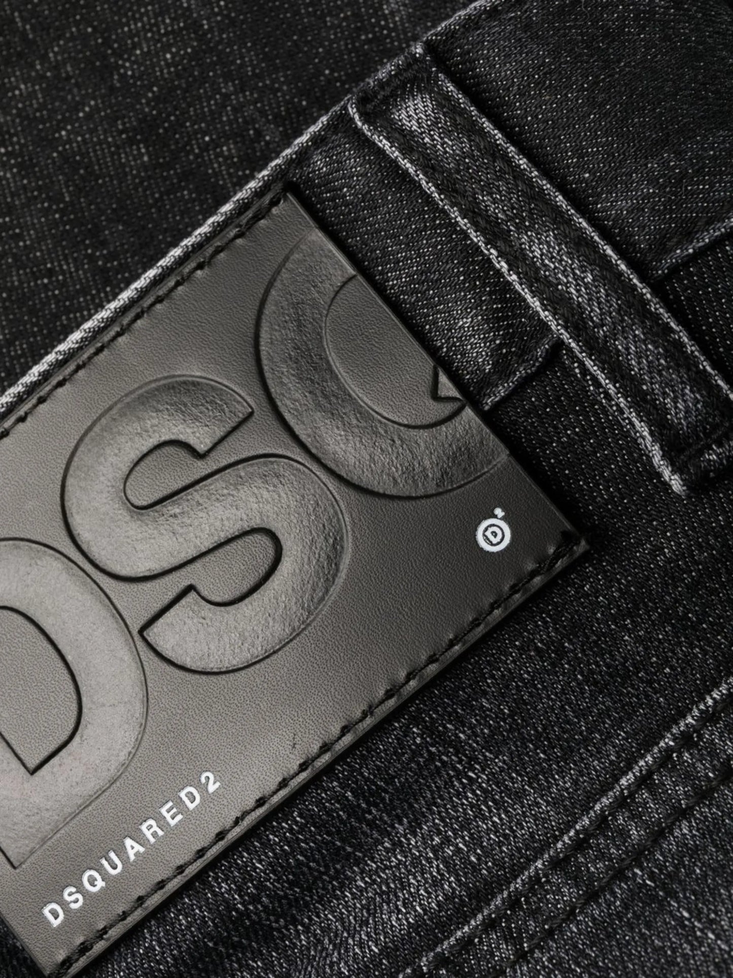 Skater distressed-finish jeans