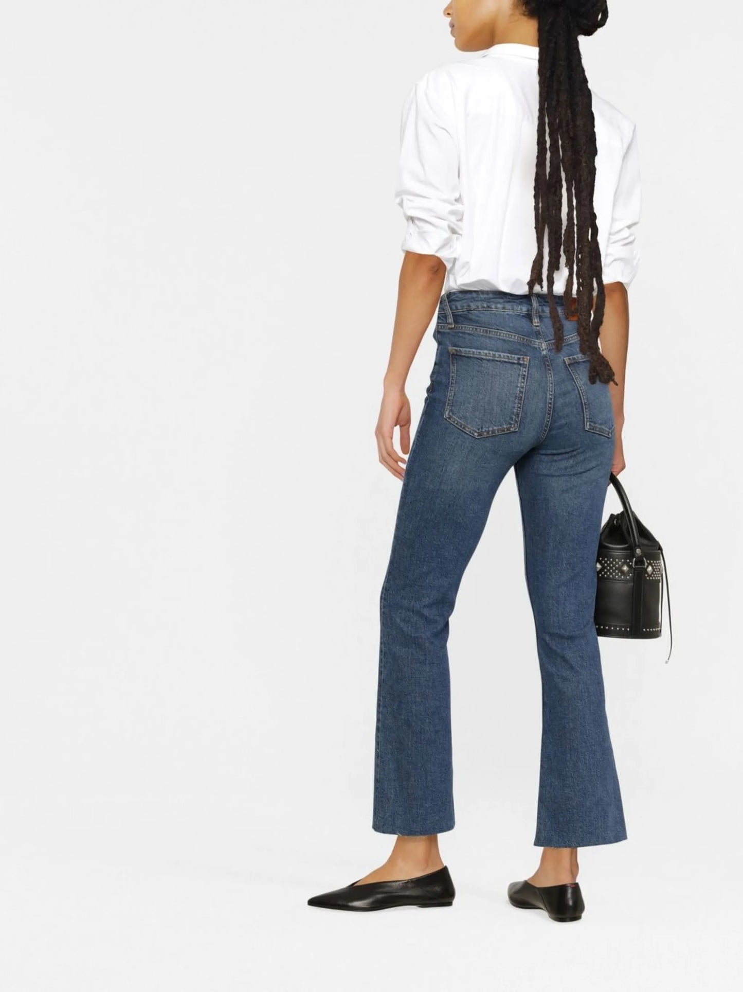 flared denim jeans