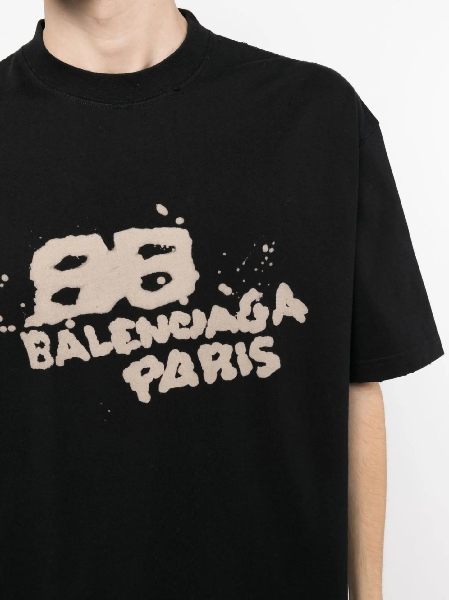 Hand Drawn logo-print T-shirt
