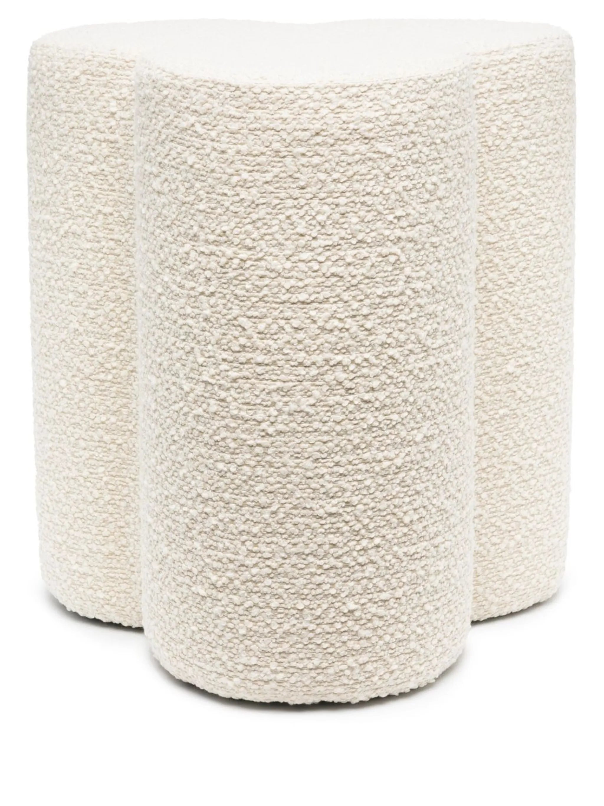 Clover bouclé stool