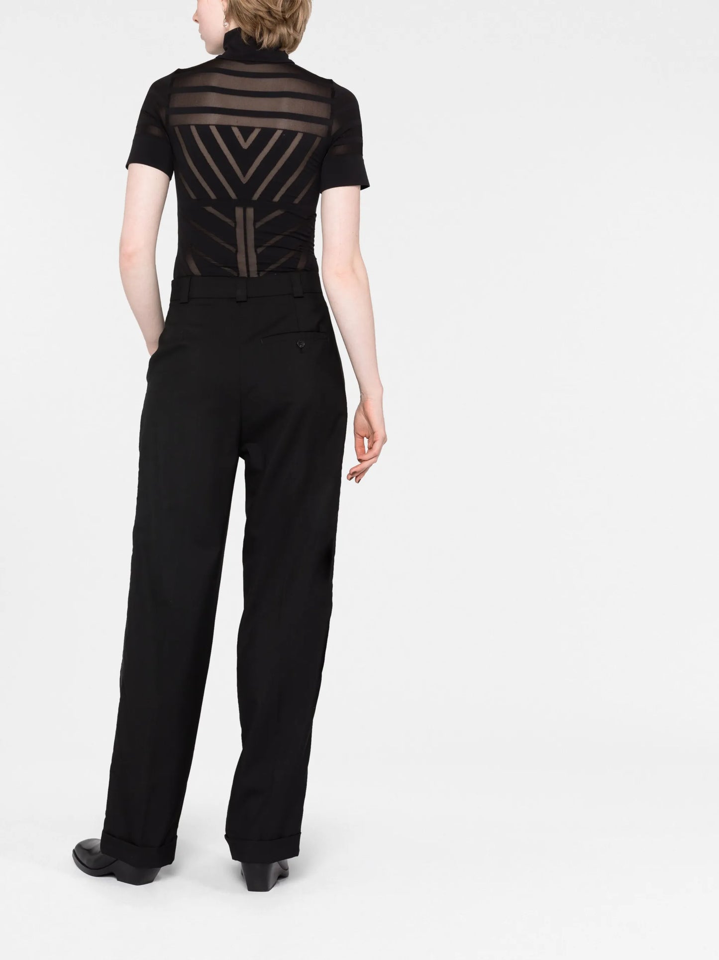 Trinity tuxedo high-waist trousers