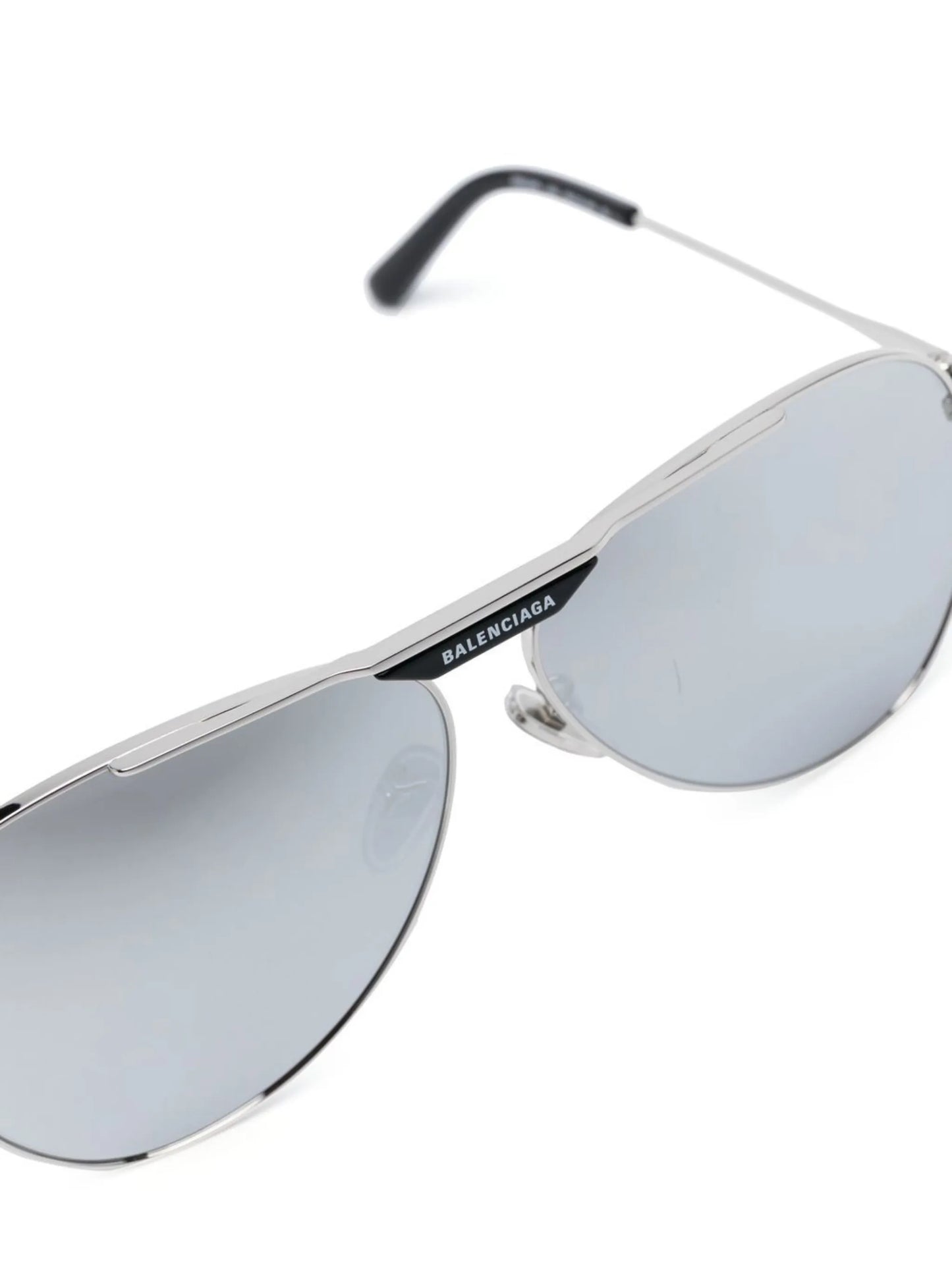 logo-tag pilot-frame sunglasses
