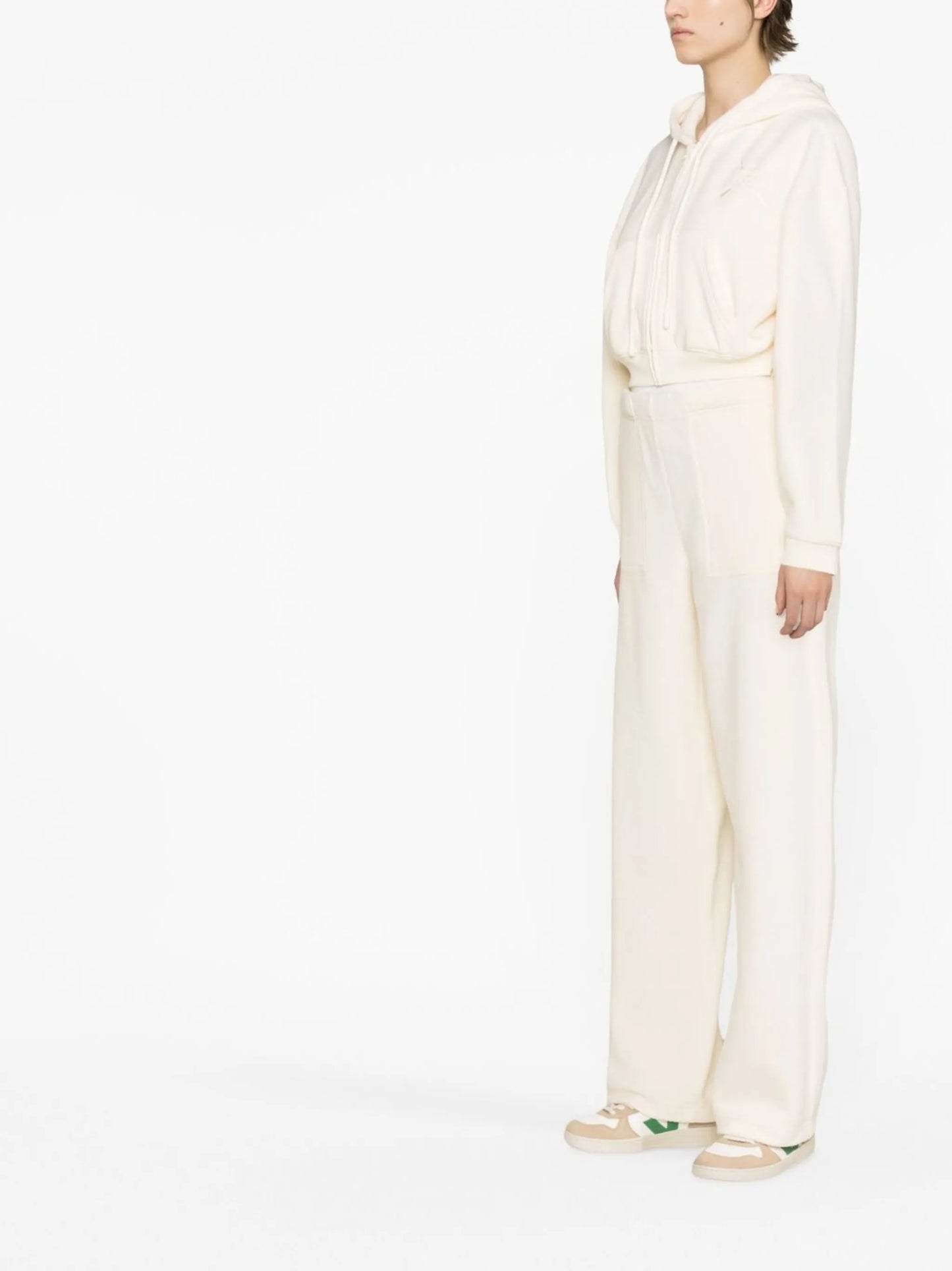 hooded cropped jacket