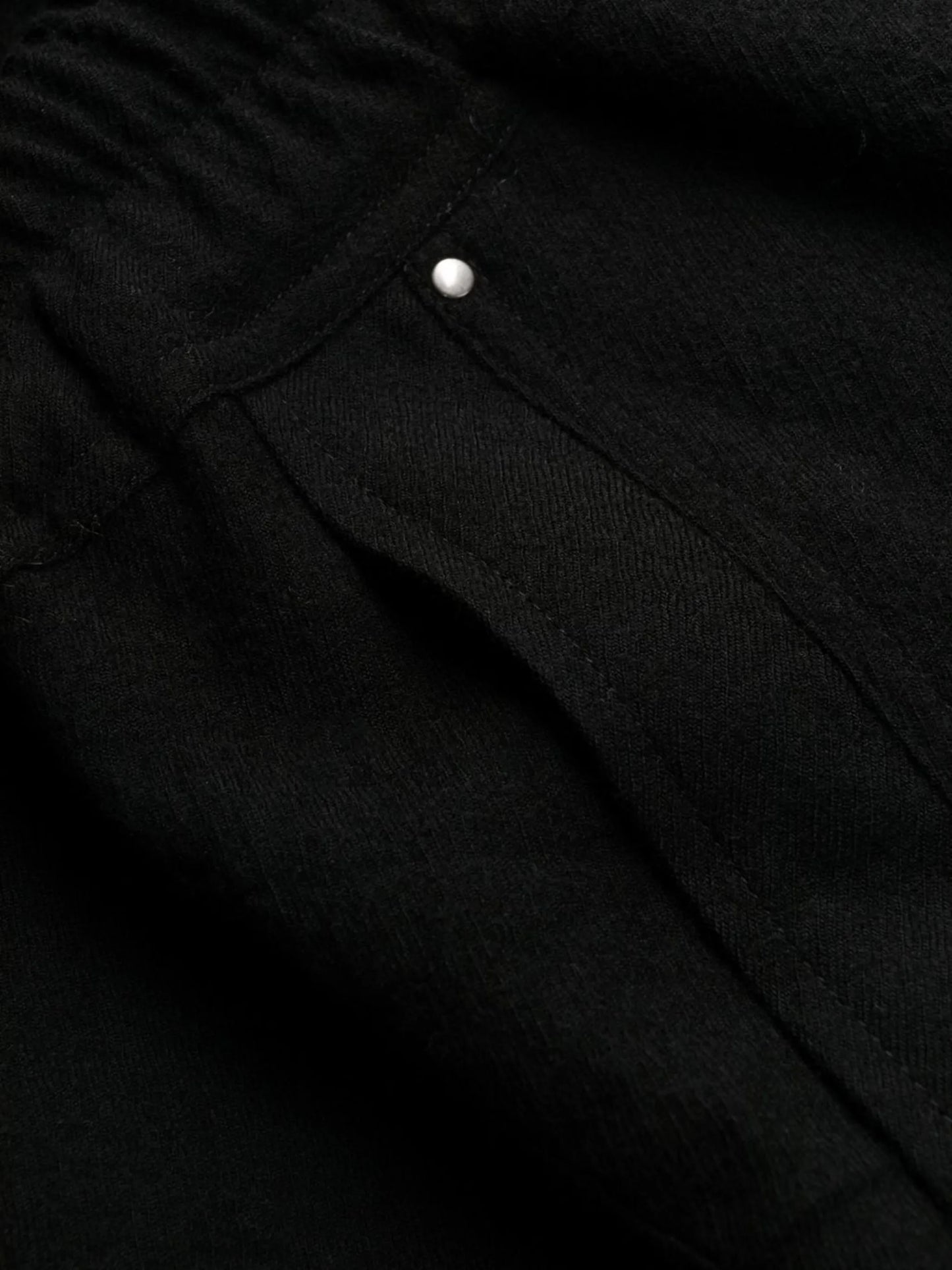 drawstring-waist virgin wool tapered trousers