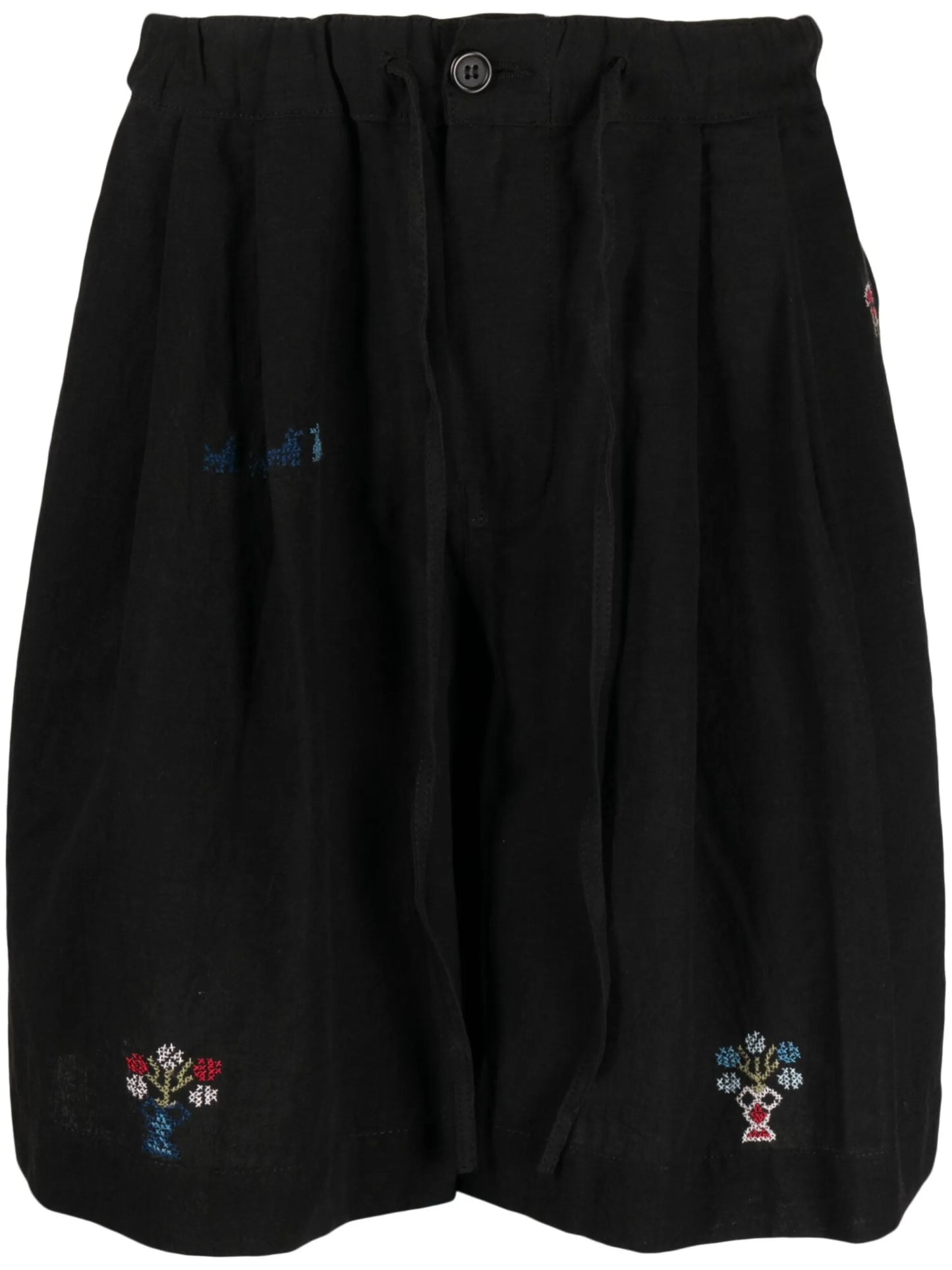 embroidered-detail Bermuda shorts