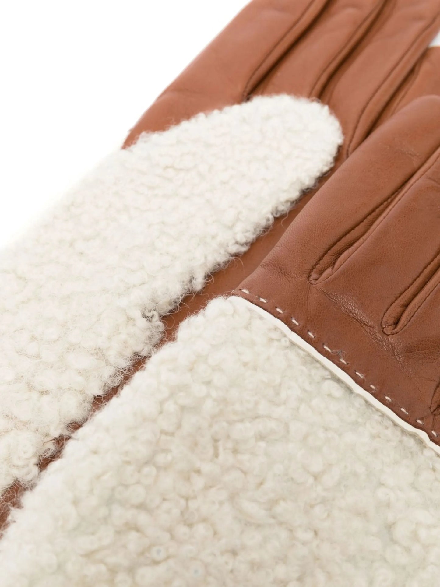 leather shearling gloves