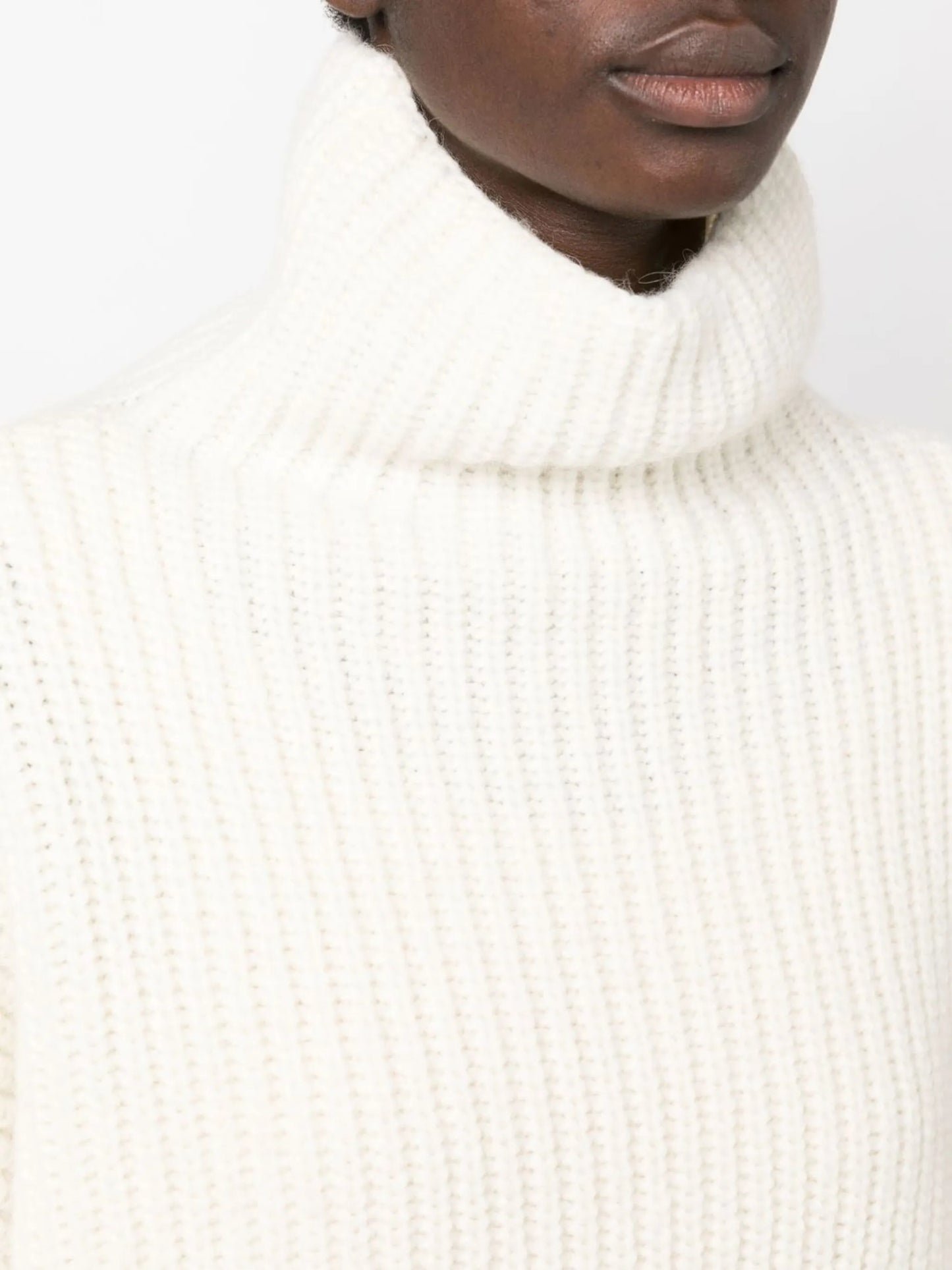 Sydney funnel-neck jumper