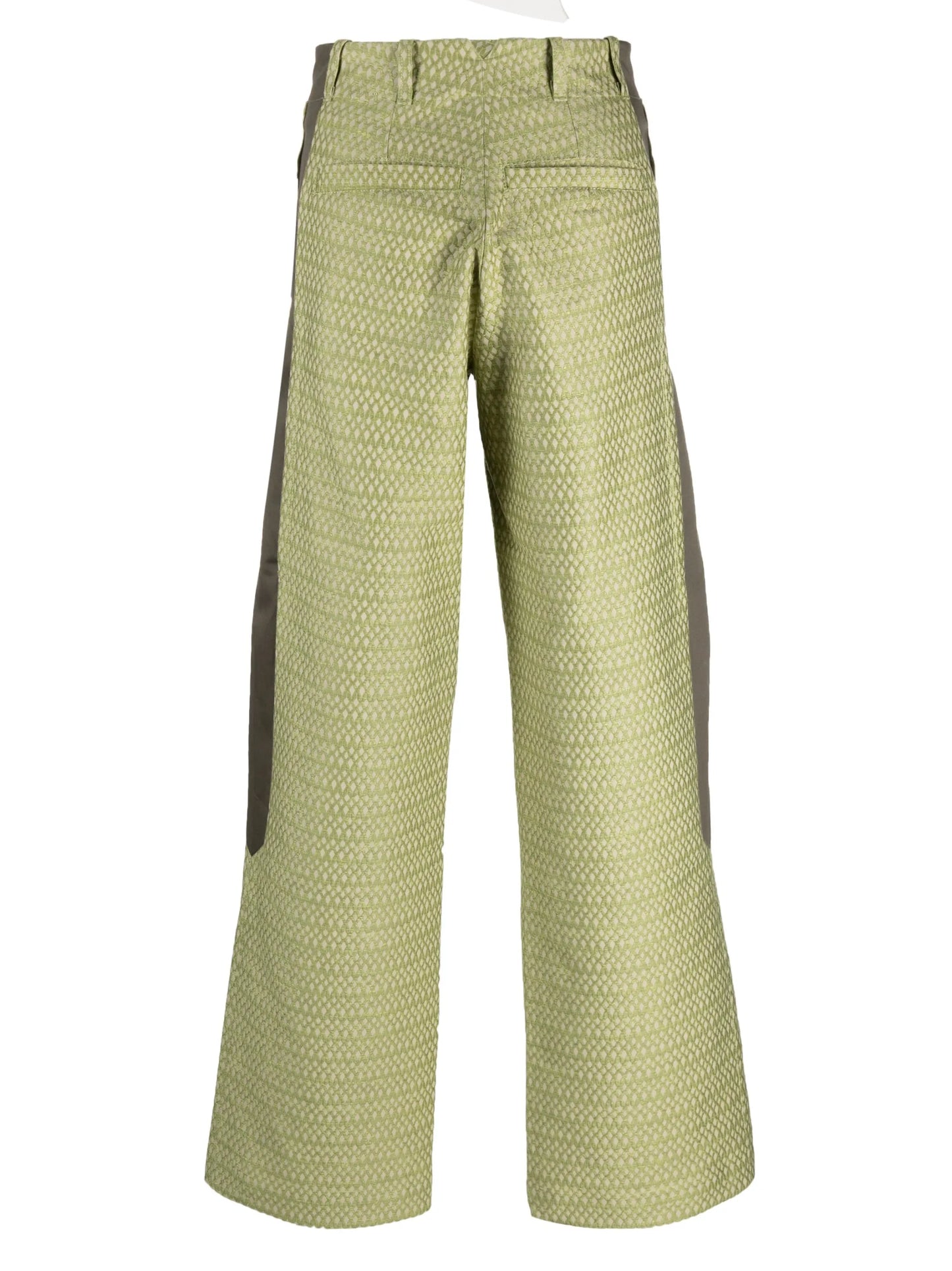 Tonkin contrast-panel trousers