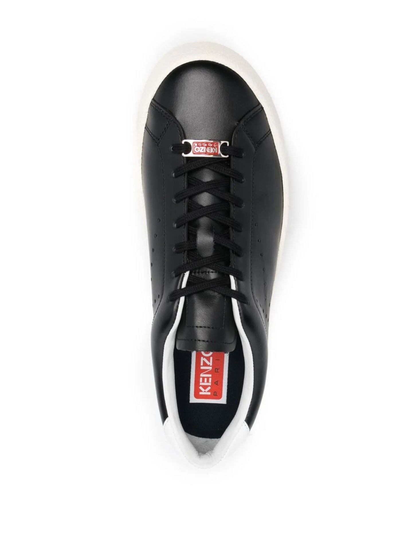 Kenzoswing lace-up leather sneakers
