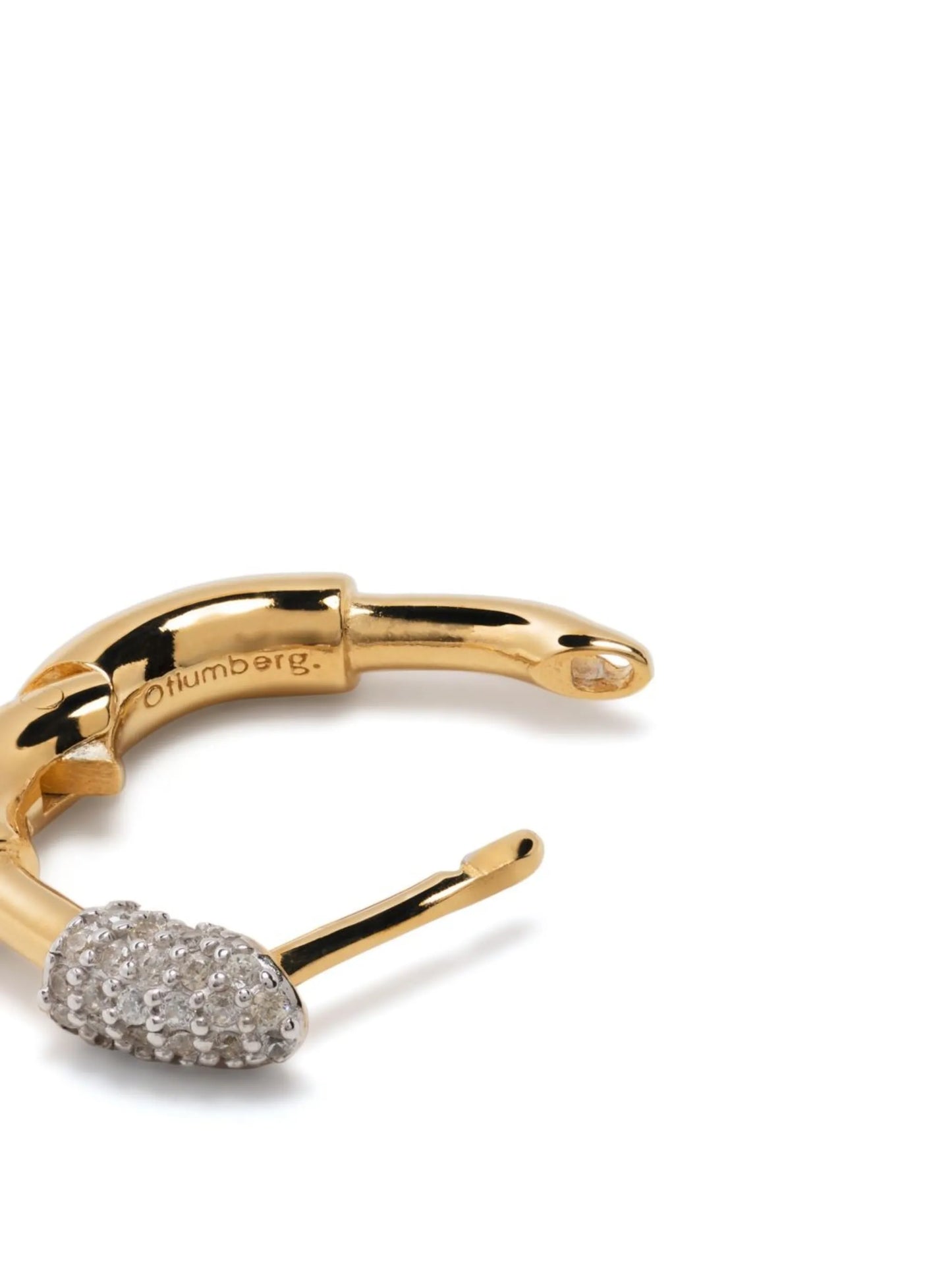 small Staple hoop earring