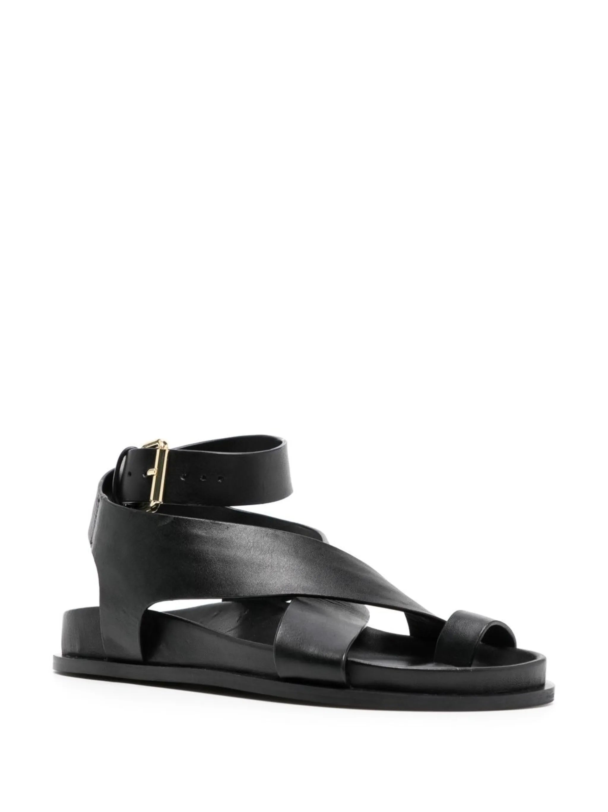 Jalen flat leather sandals