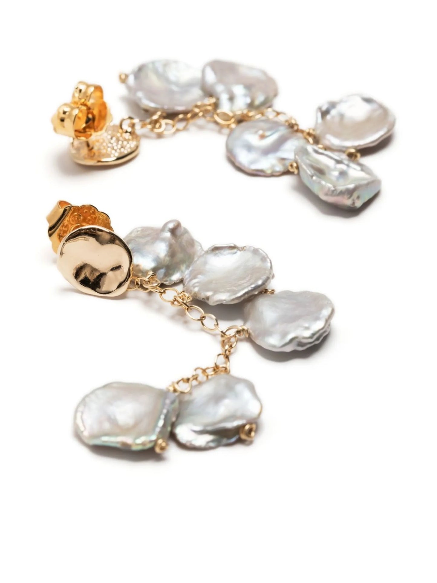 Petal drop earrings