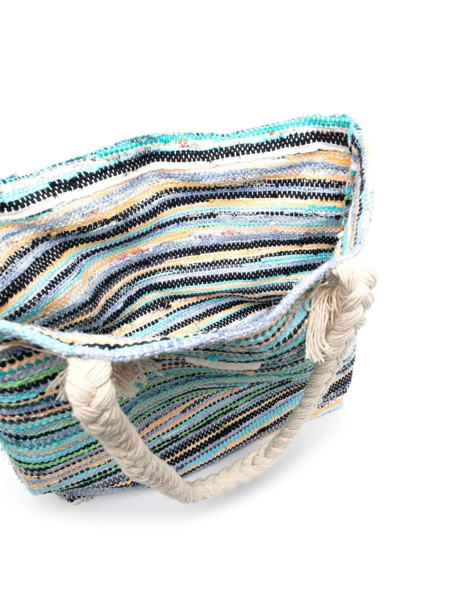 woven rope-detail tote