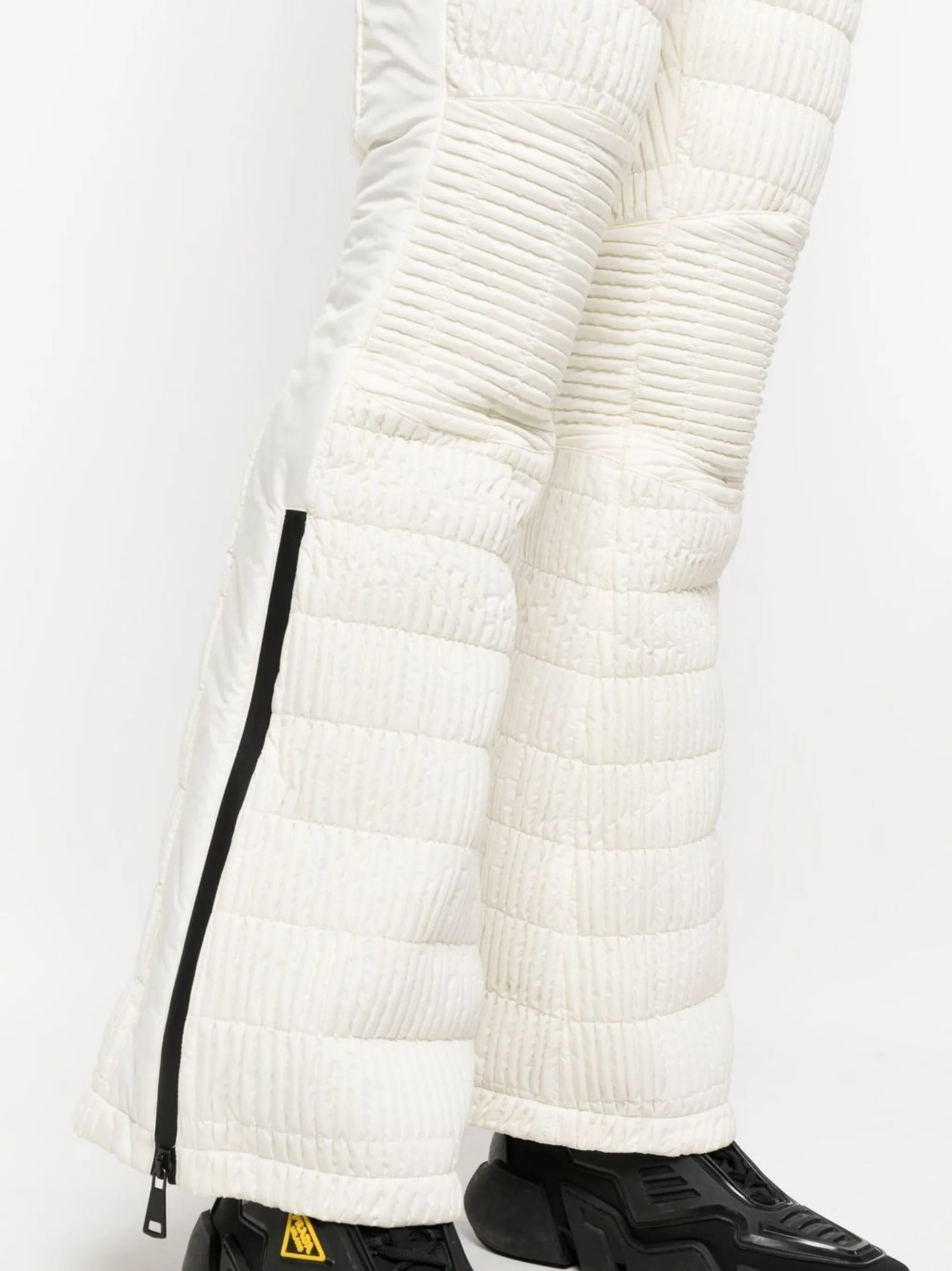 high-waisted padded ski trousers
