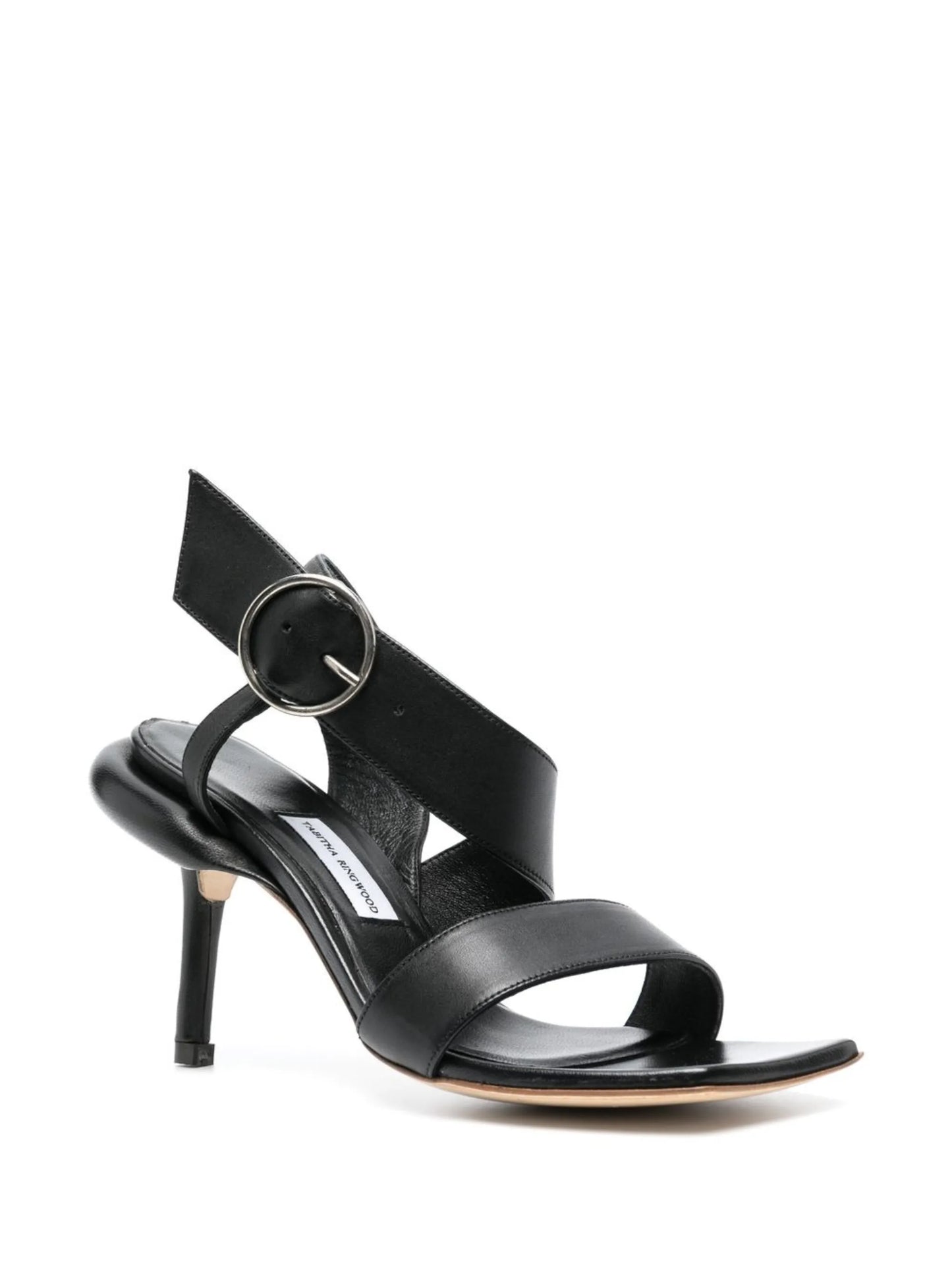 100mm ankle-strap leather sandals
