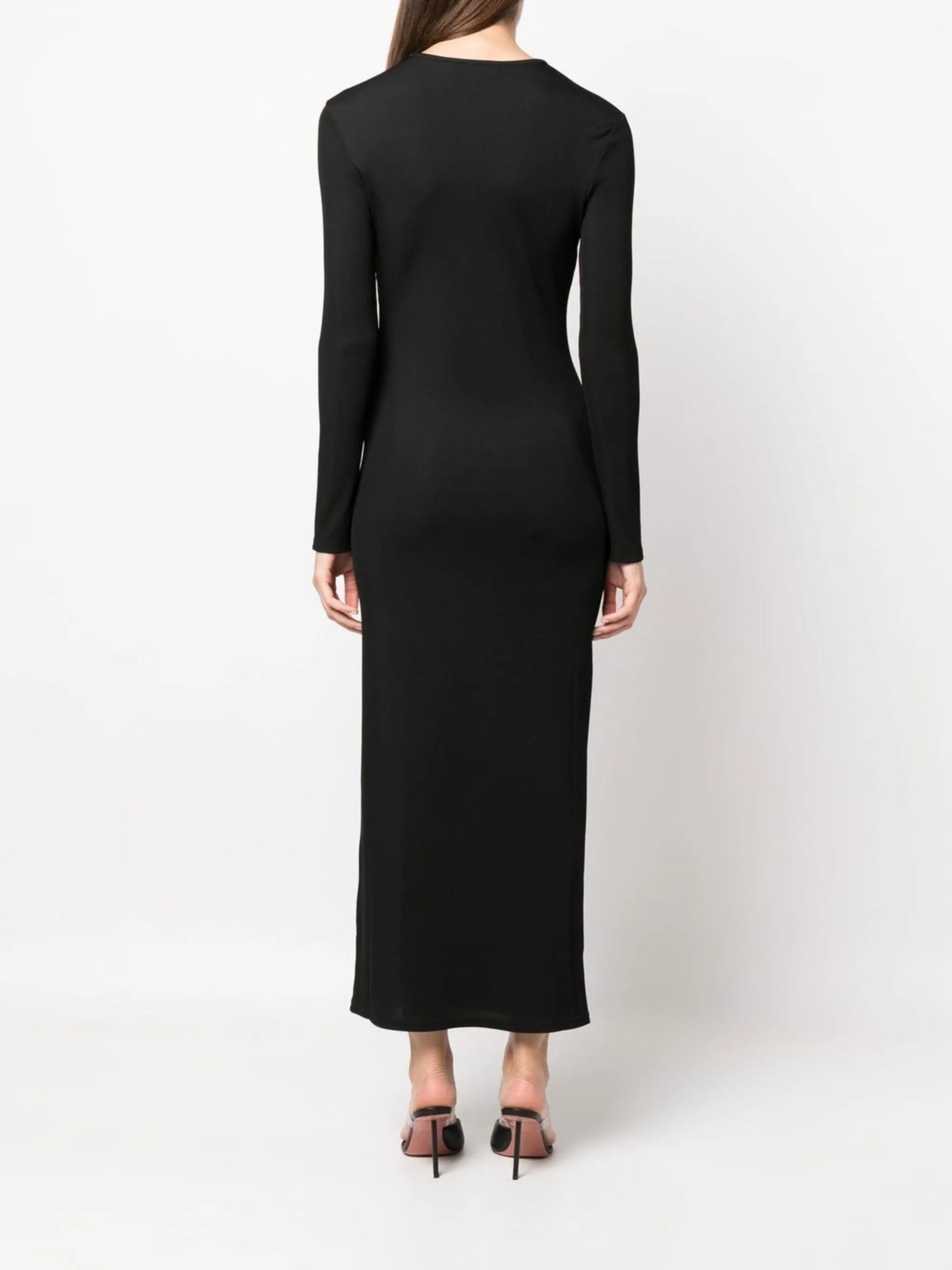 cut-out detail midi dress