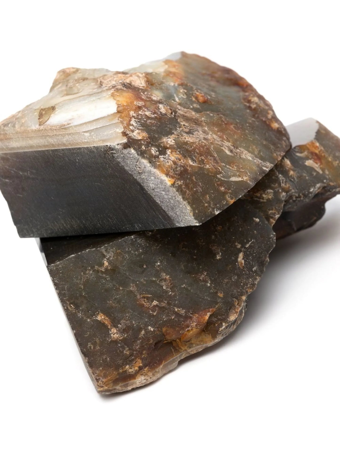 Natural Agate bookend set