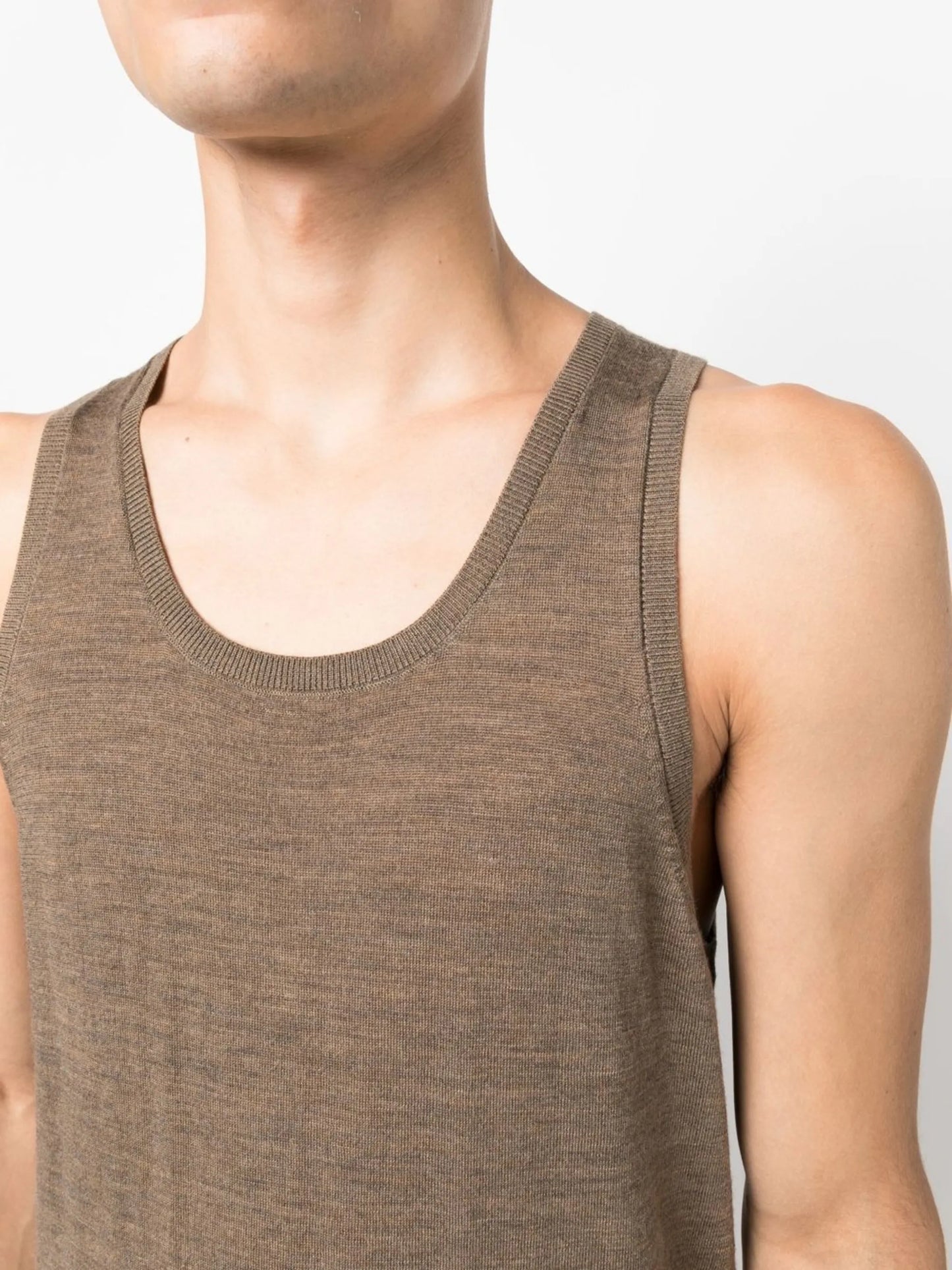 scoop-neck tank top