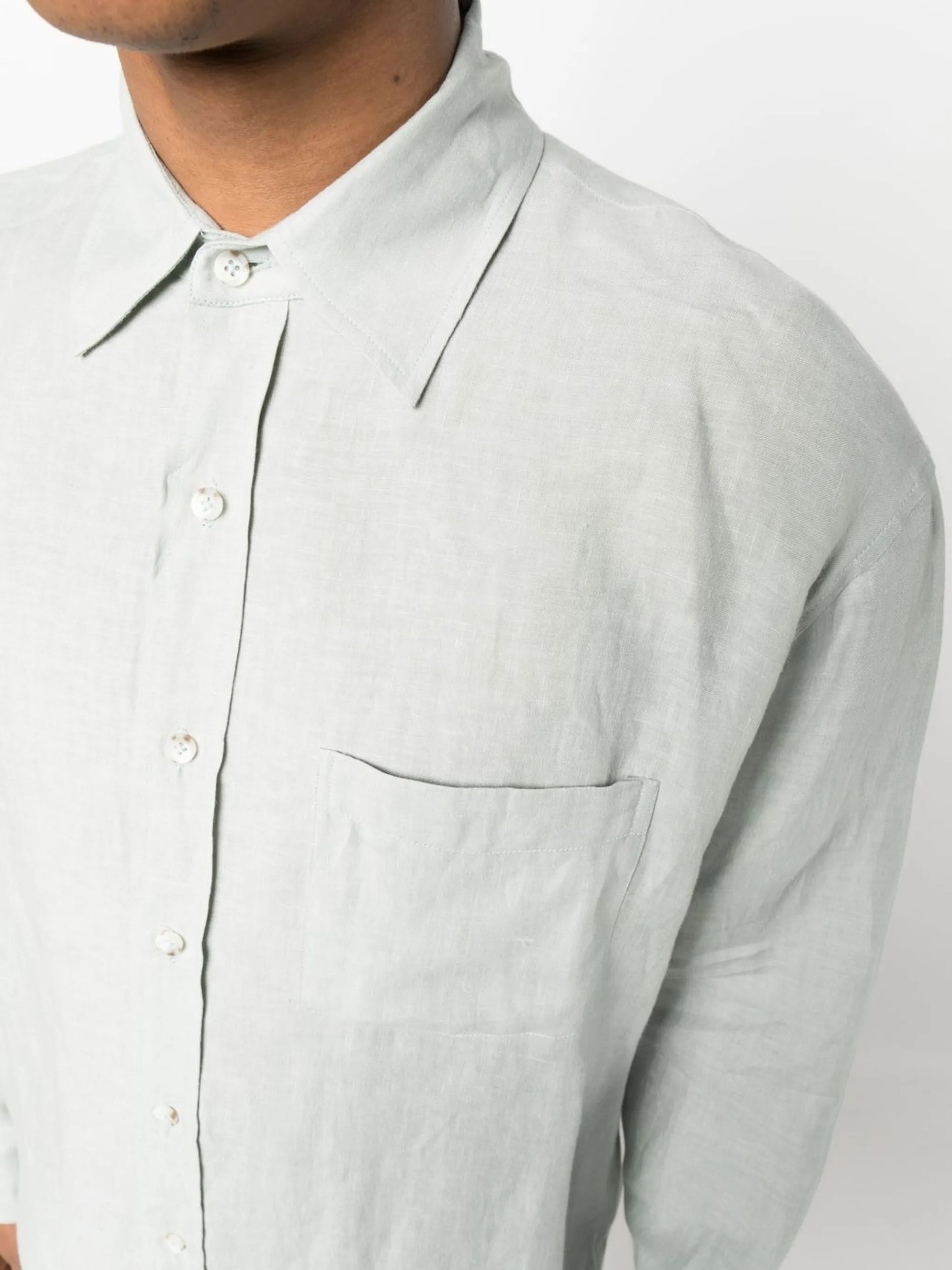 long-sleeve button-up shirt