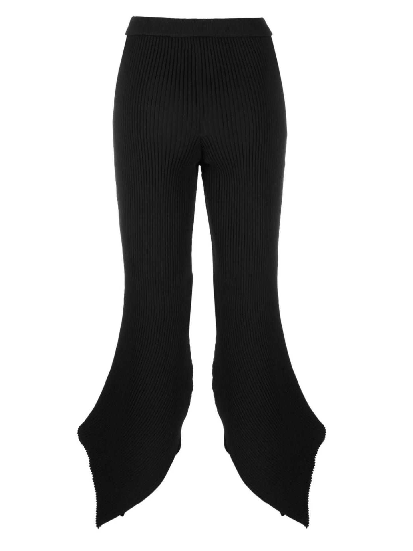 Fluidity Arc ribbed-knit trousers