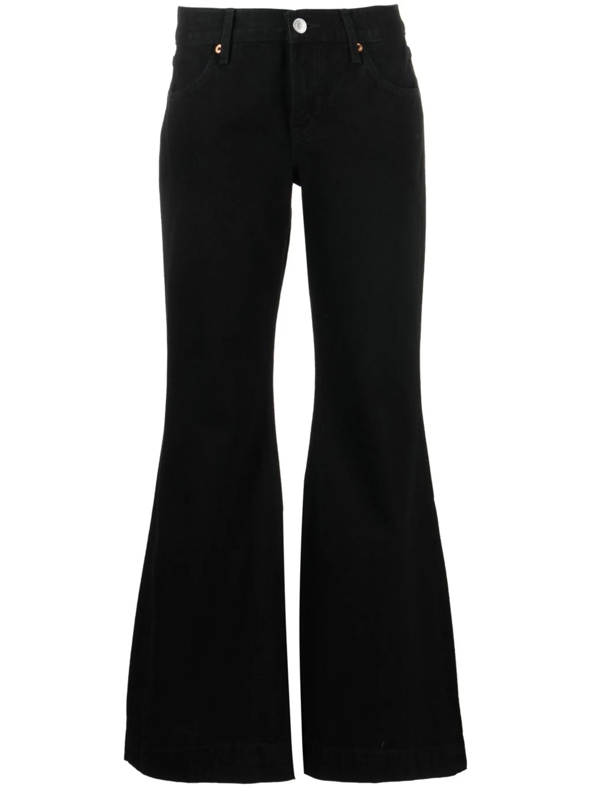 '70s mid-rise flared jeans