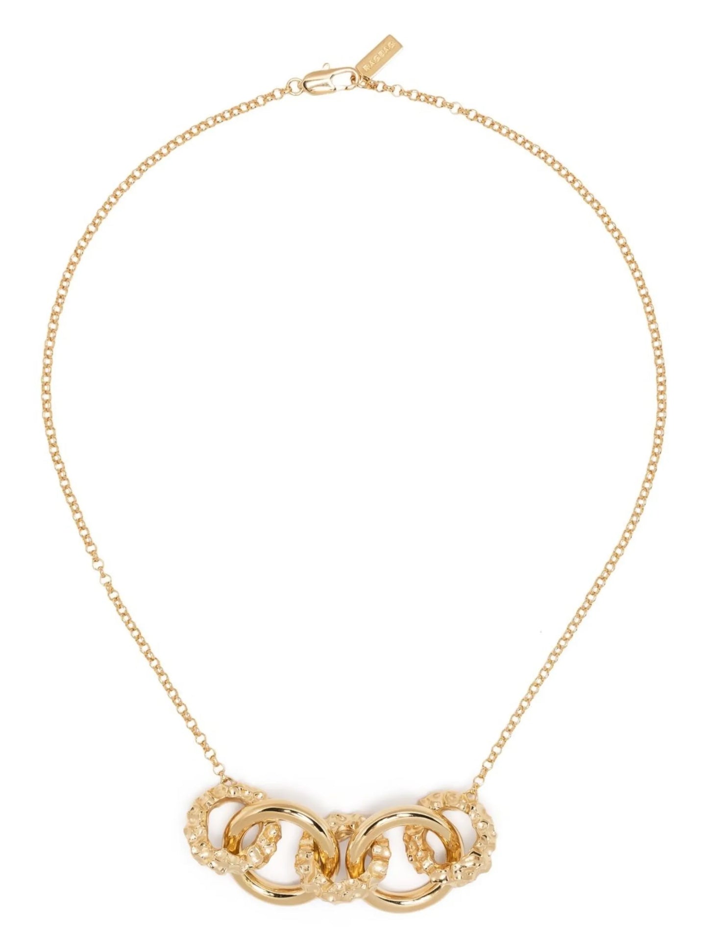 ring-link detail necklace