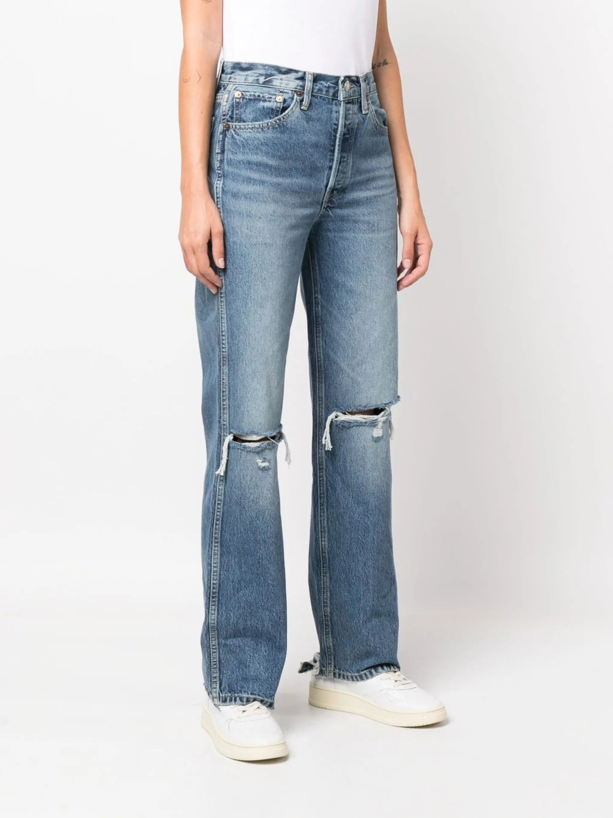 '90s high-rise loose jeans