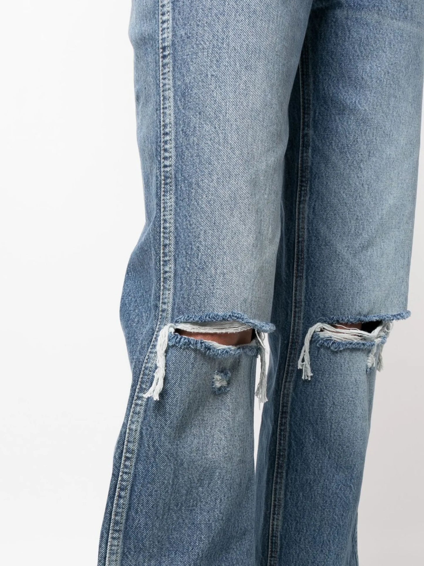 90s high-rise loose jeans