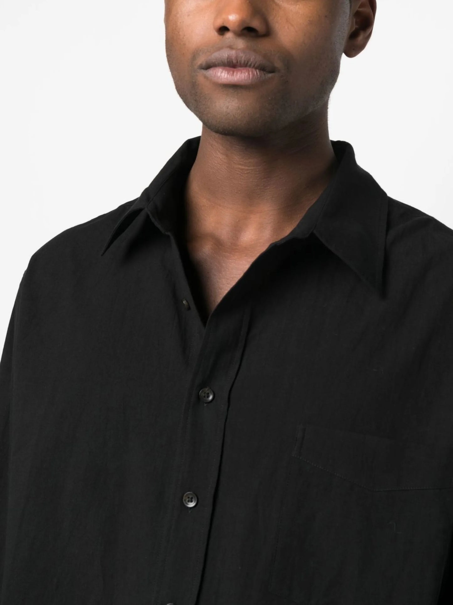 relaxed cotton shirt
