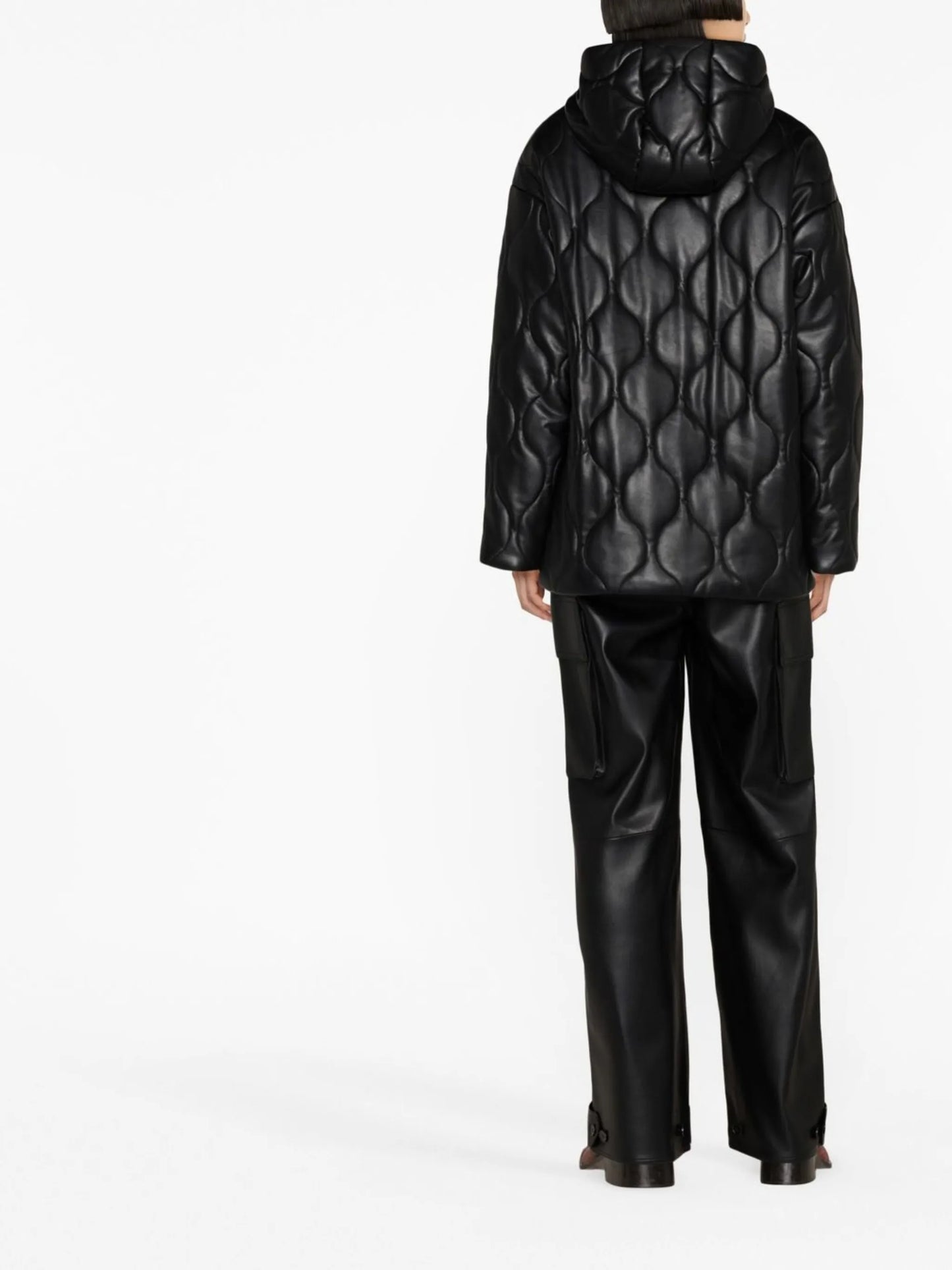Everlee quilted faux-leather jacket
