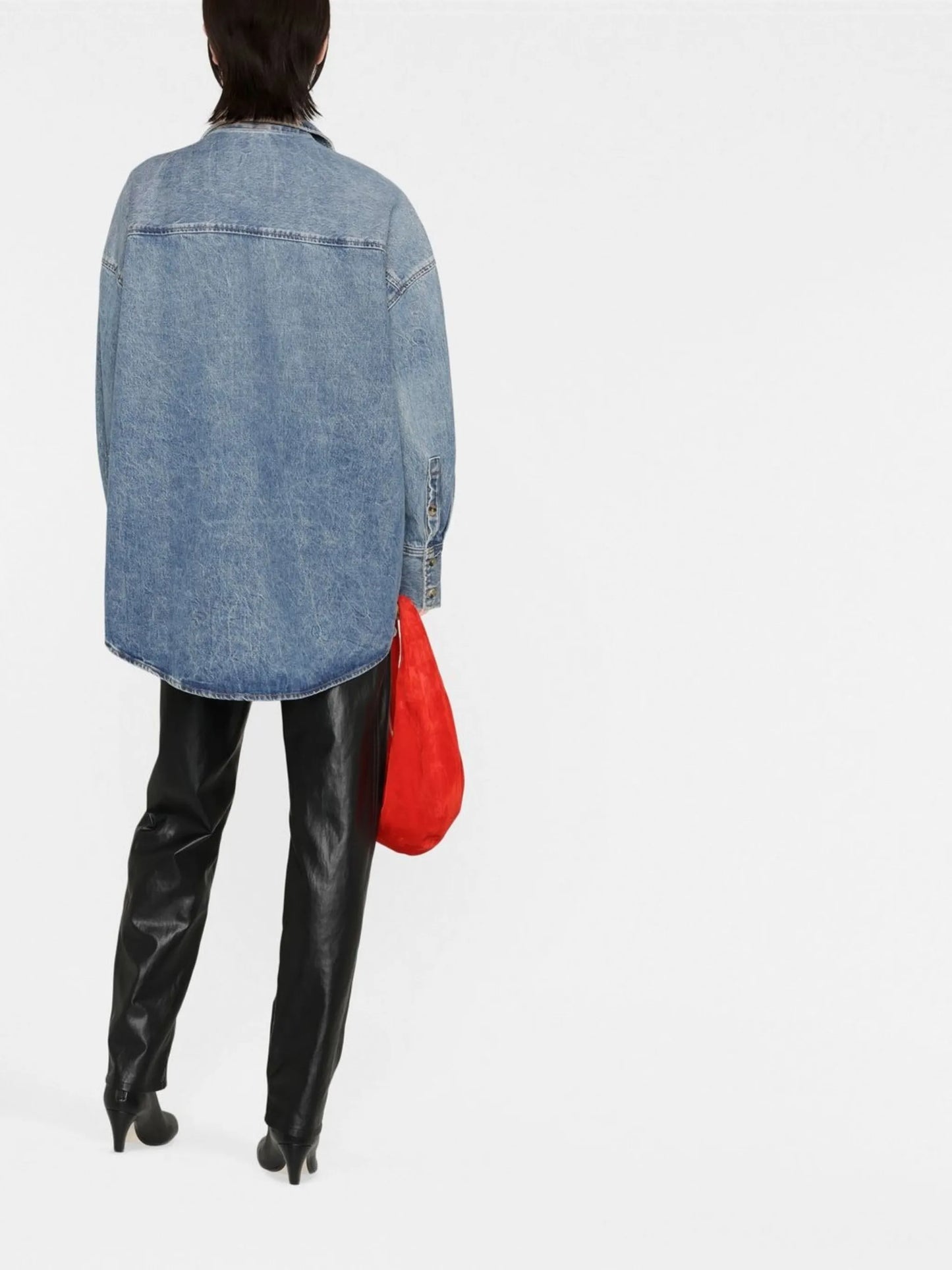 long-sleeve denim shirt