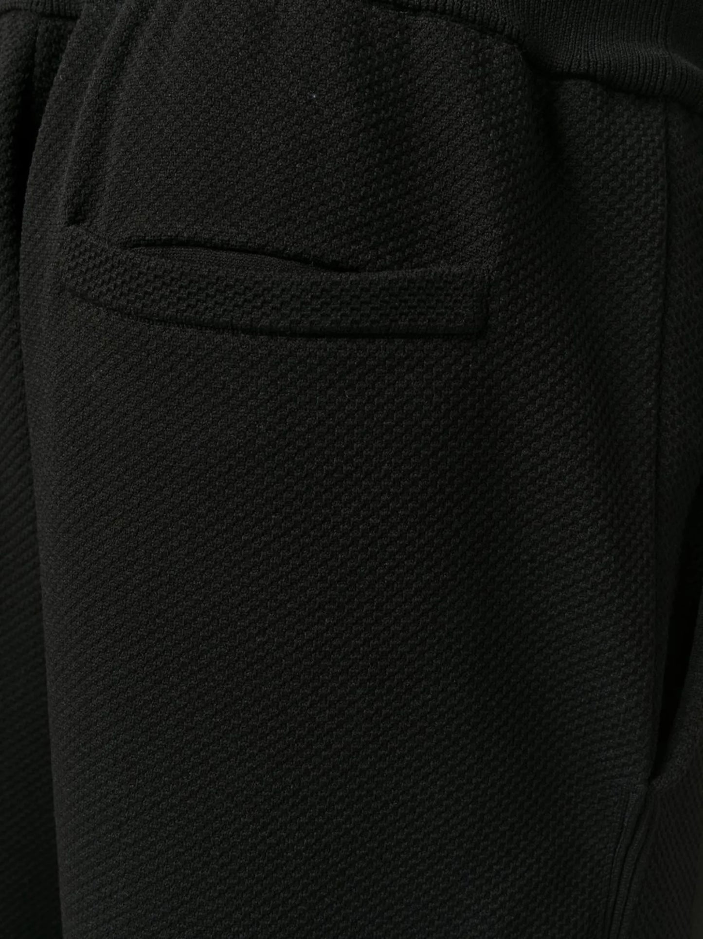 logo-patch fleece track pants