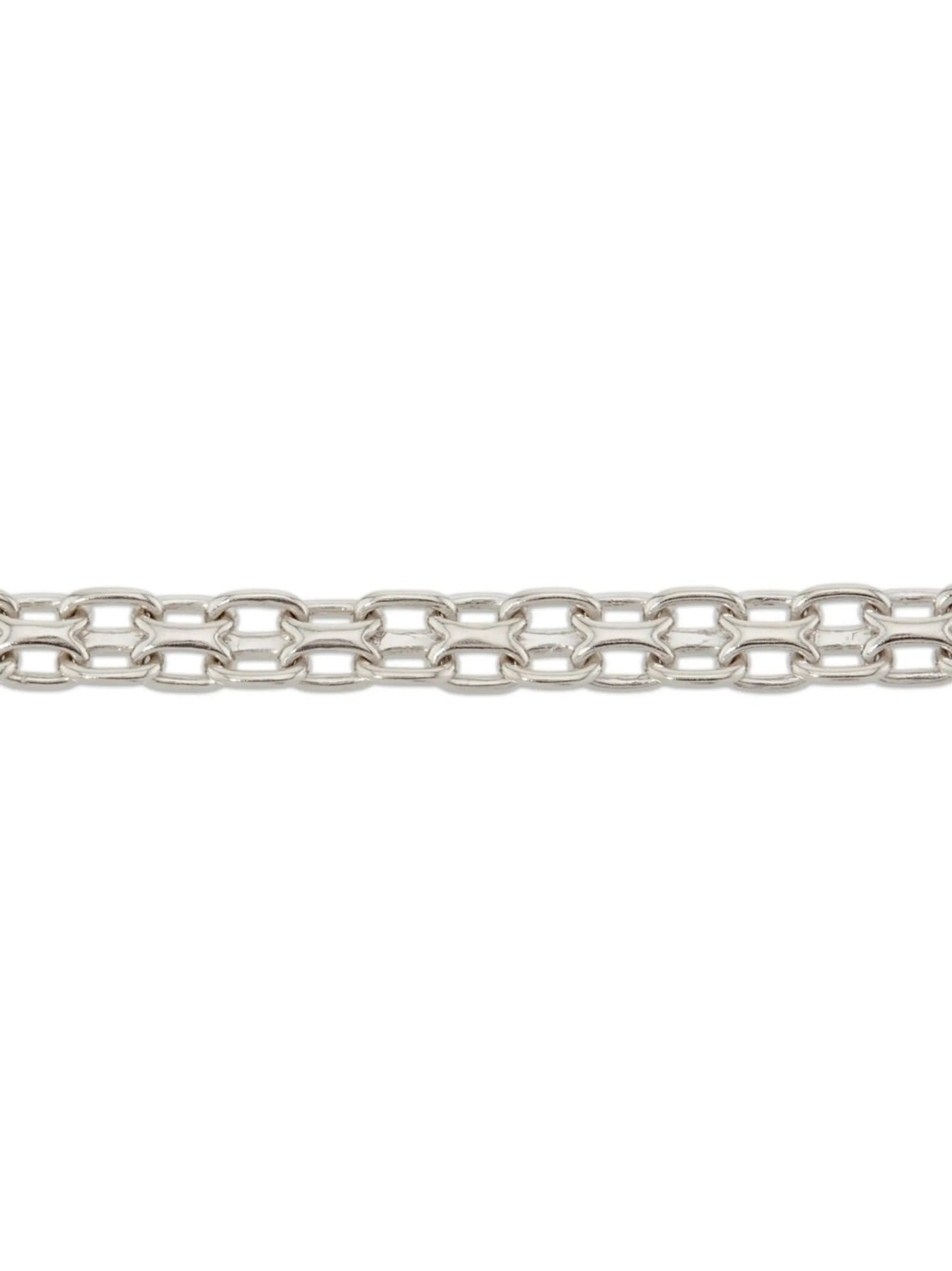 chain-link clasp-fastening bracelet