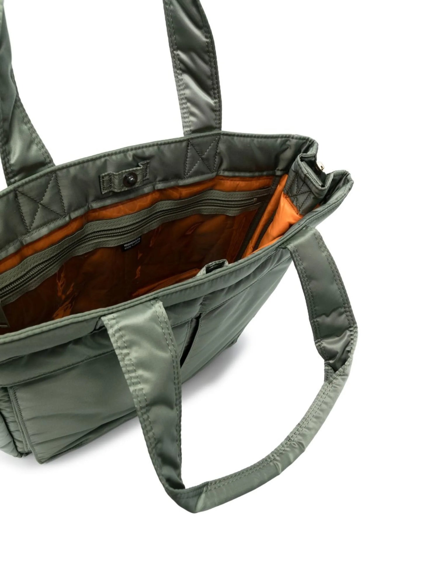 logo zipped tote