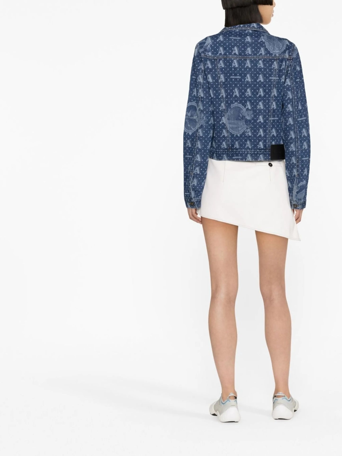 Mombasa logo-print denim jacket