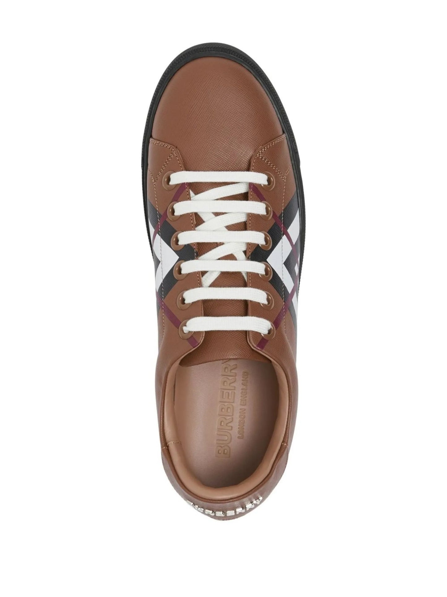 Chevron Check low-top sneakers