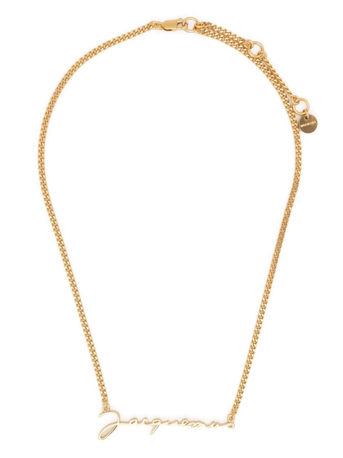 logo pendant necklace