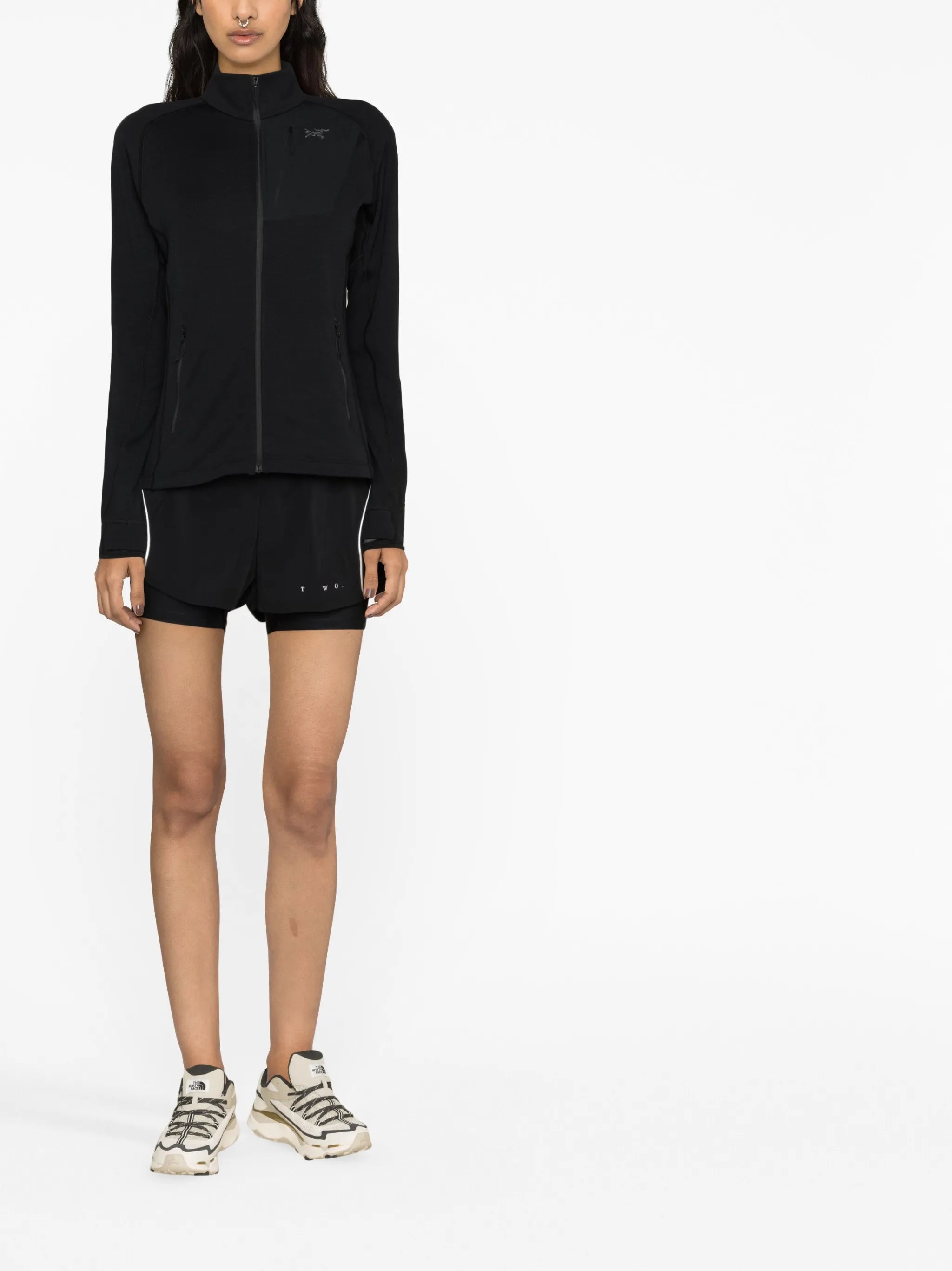 Delta high-neck jacket