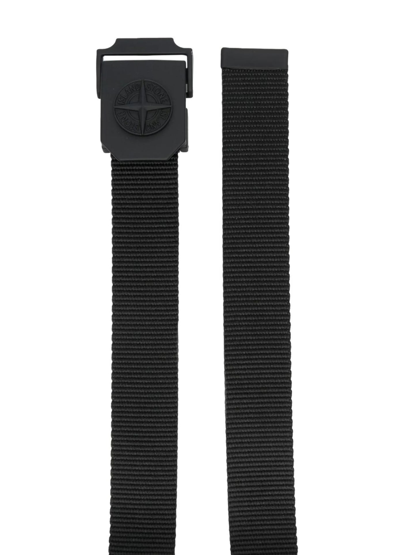 logo-debossed woven belt