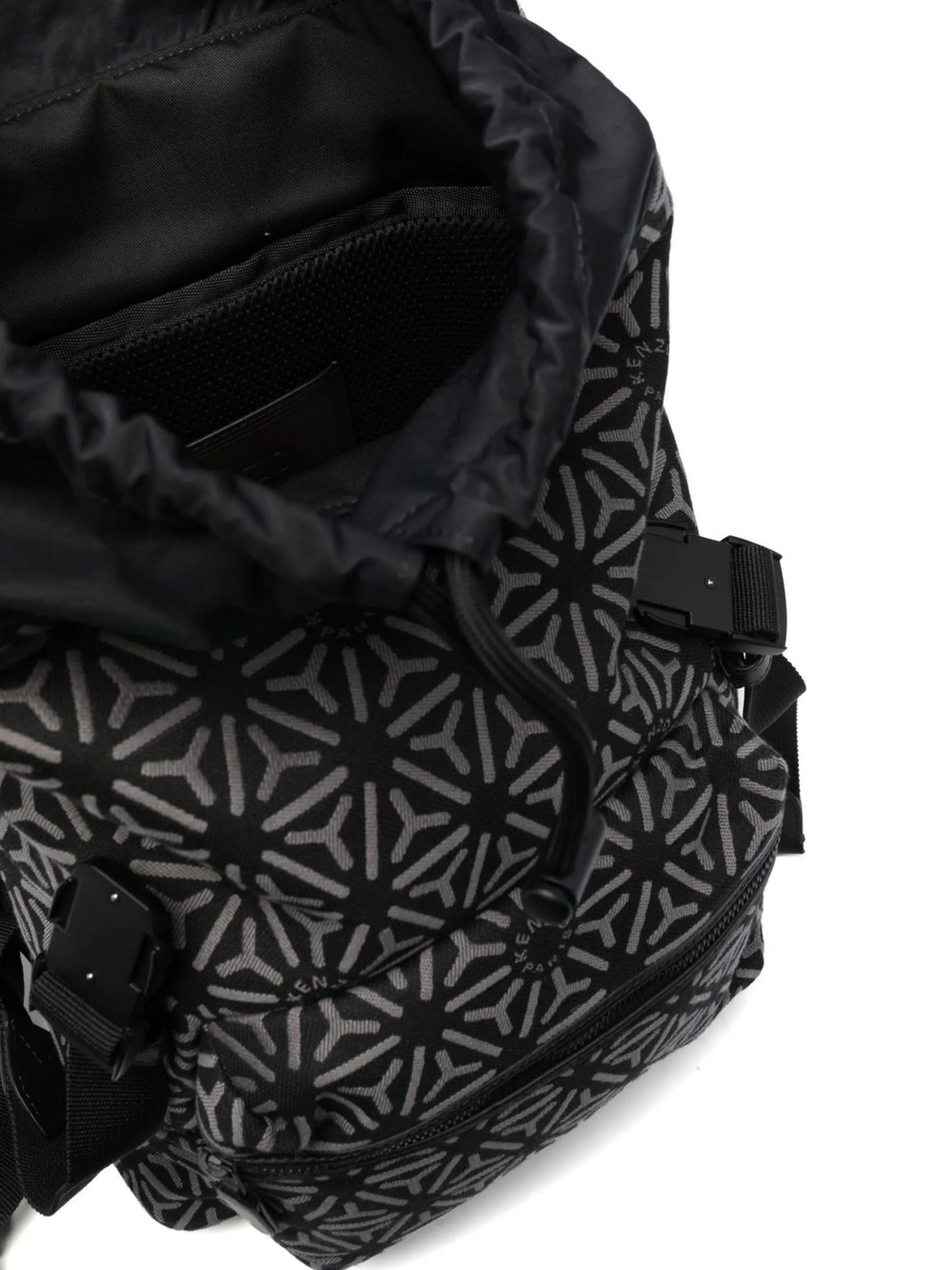 Temari graphic-print backpack
