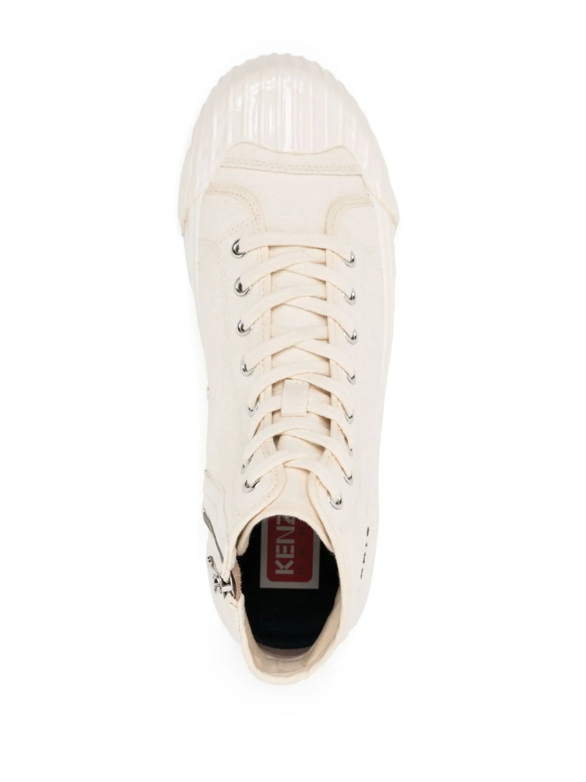 logo-embroidered high-top sneakers