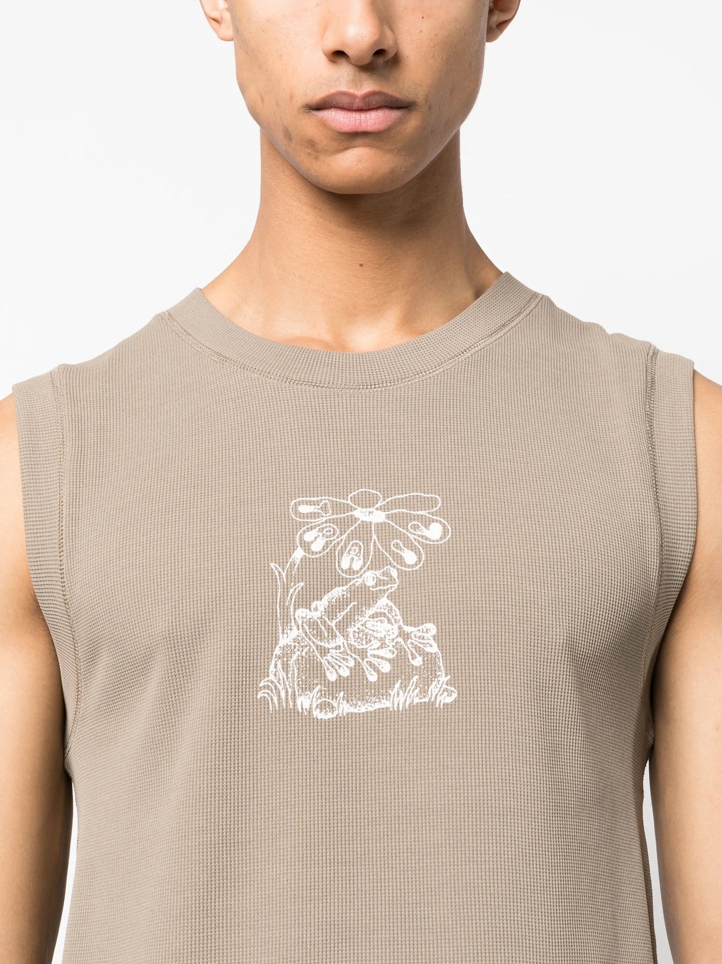 Aura3D™ graphic-print tank top