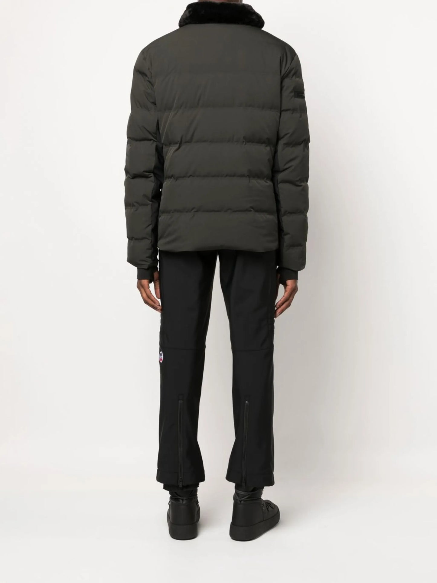 hooded padded jacket