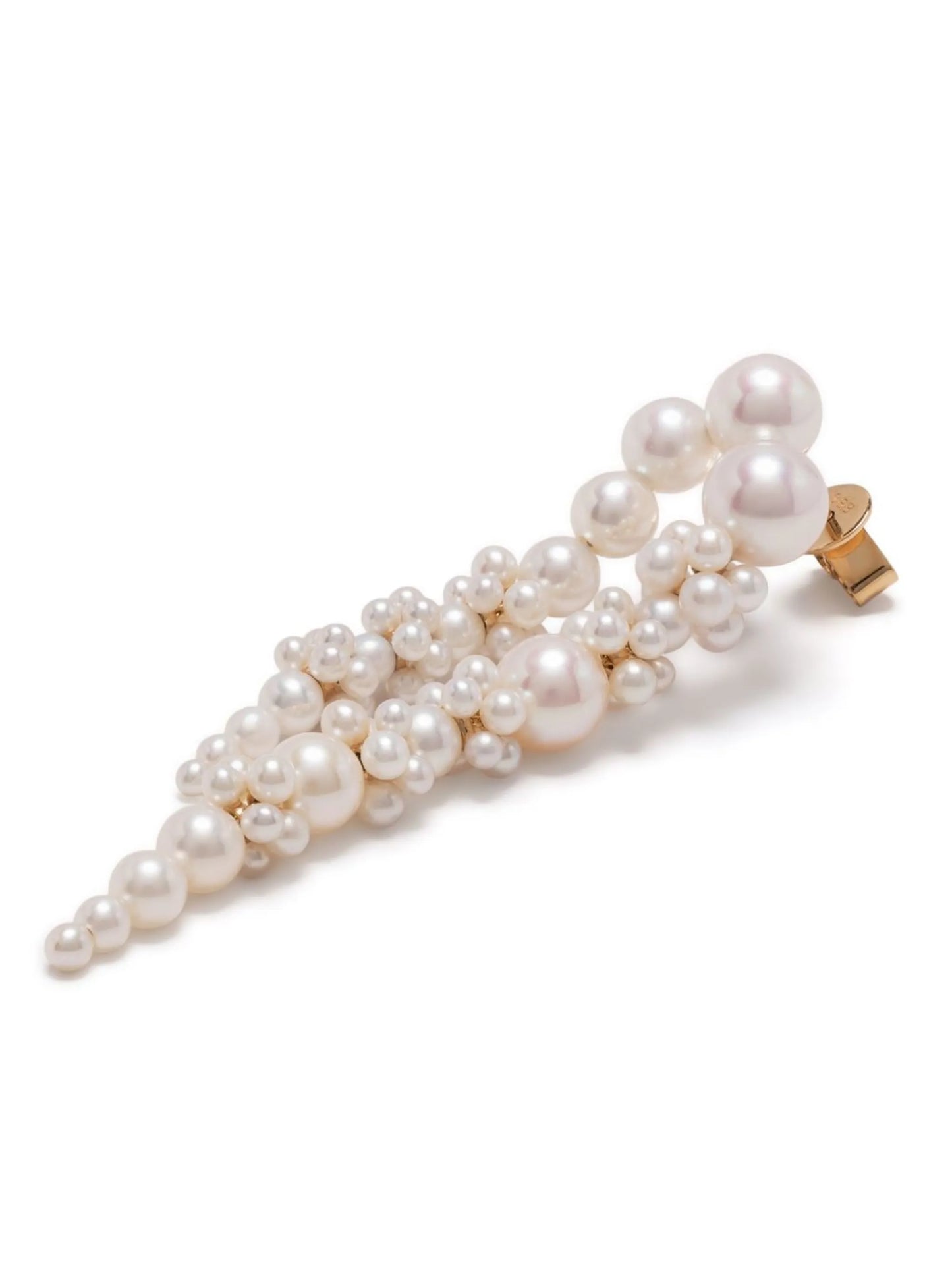 18kt yellow gold Palais de Nuit pearl drop earring