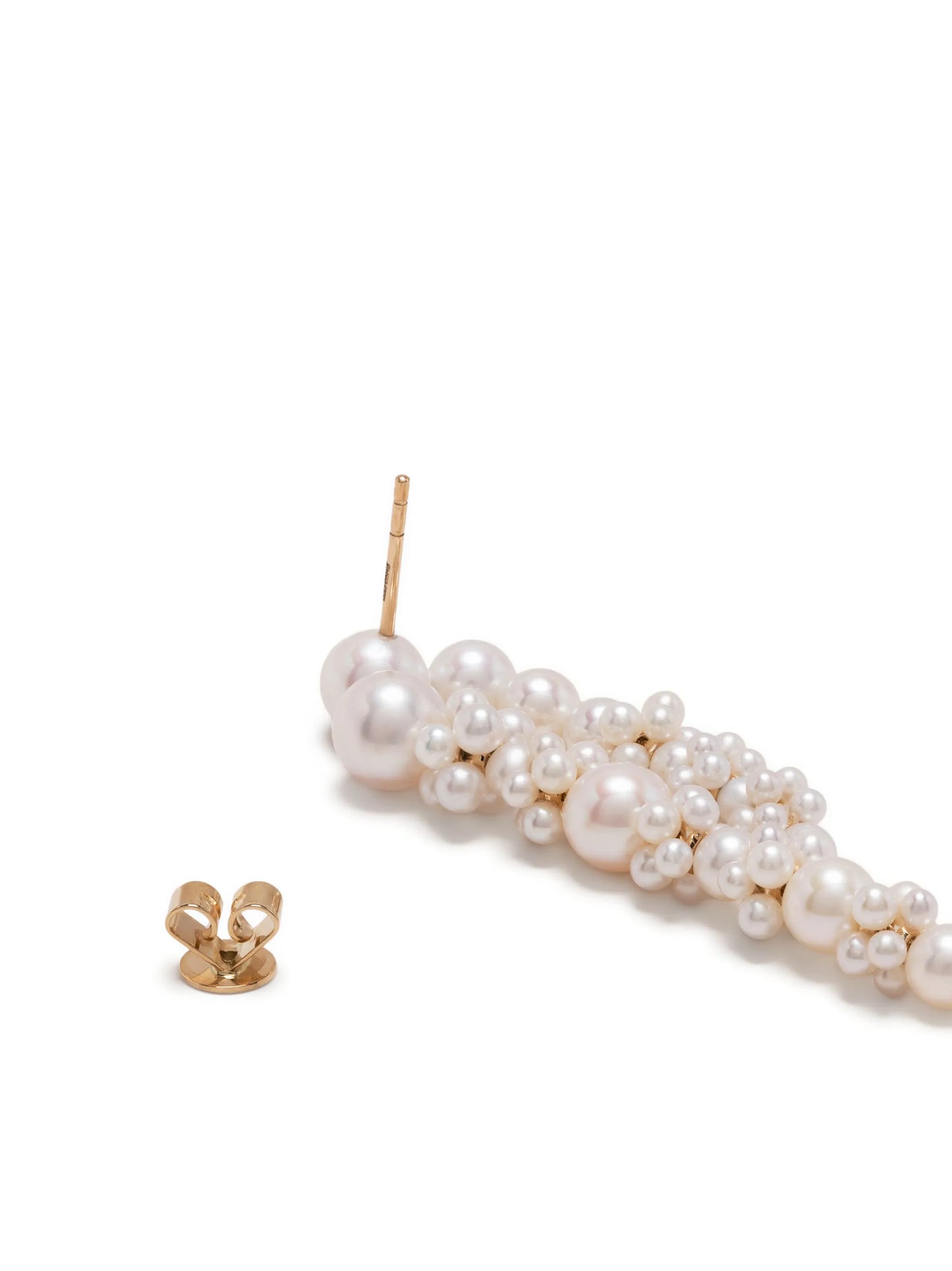 18kt yellow gold Palais de Nuit pearl drop earring