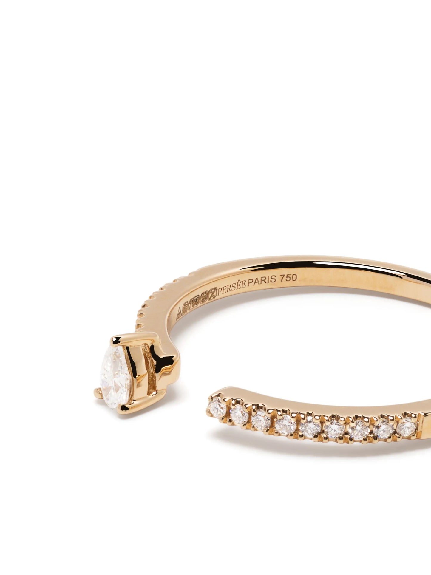 18kt yellow gold Etincellante Héra diamond ring