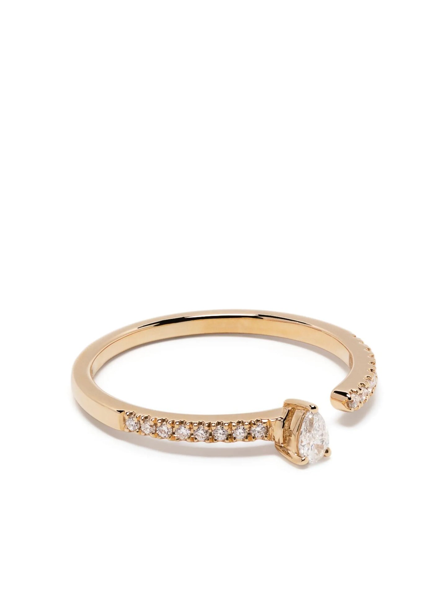 18kt yellow gold Etincellante Héra diamond ring
