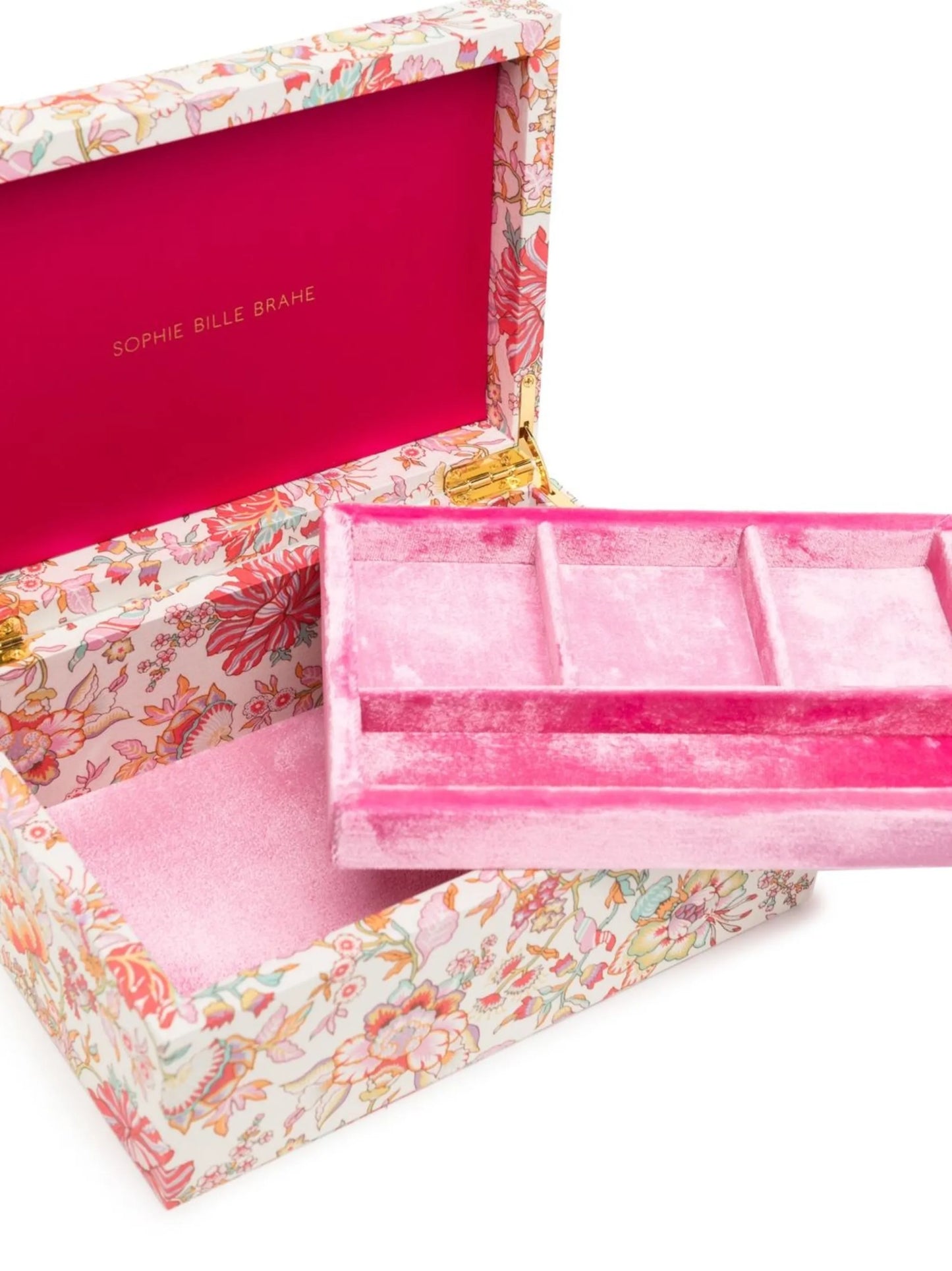 floral-print jewellery box
