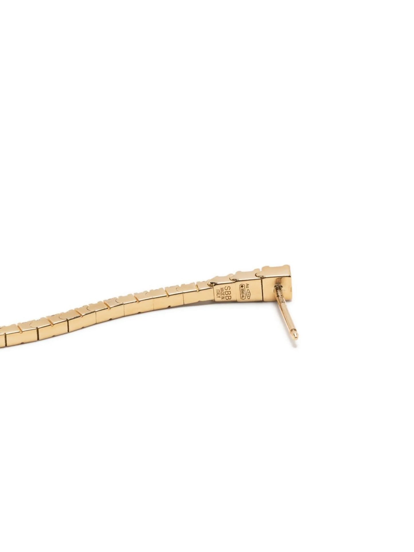 18kt yellow gold Rozona diamond drop earrings